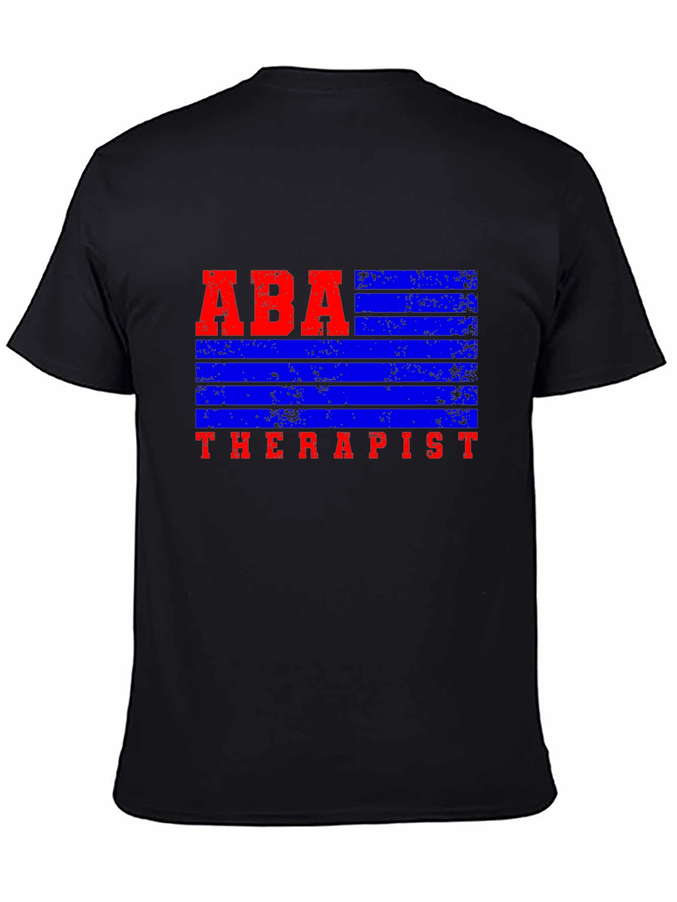 ABA Therapist Graphic Tee - Black Cotton Blend Shirt