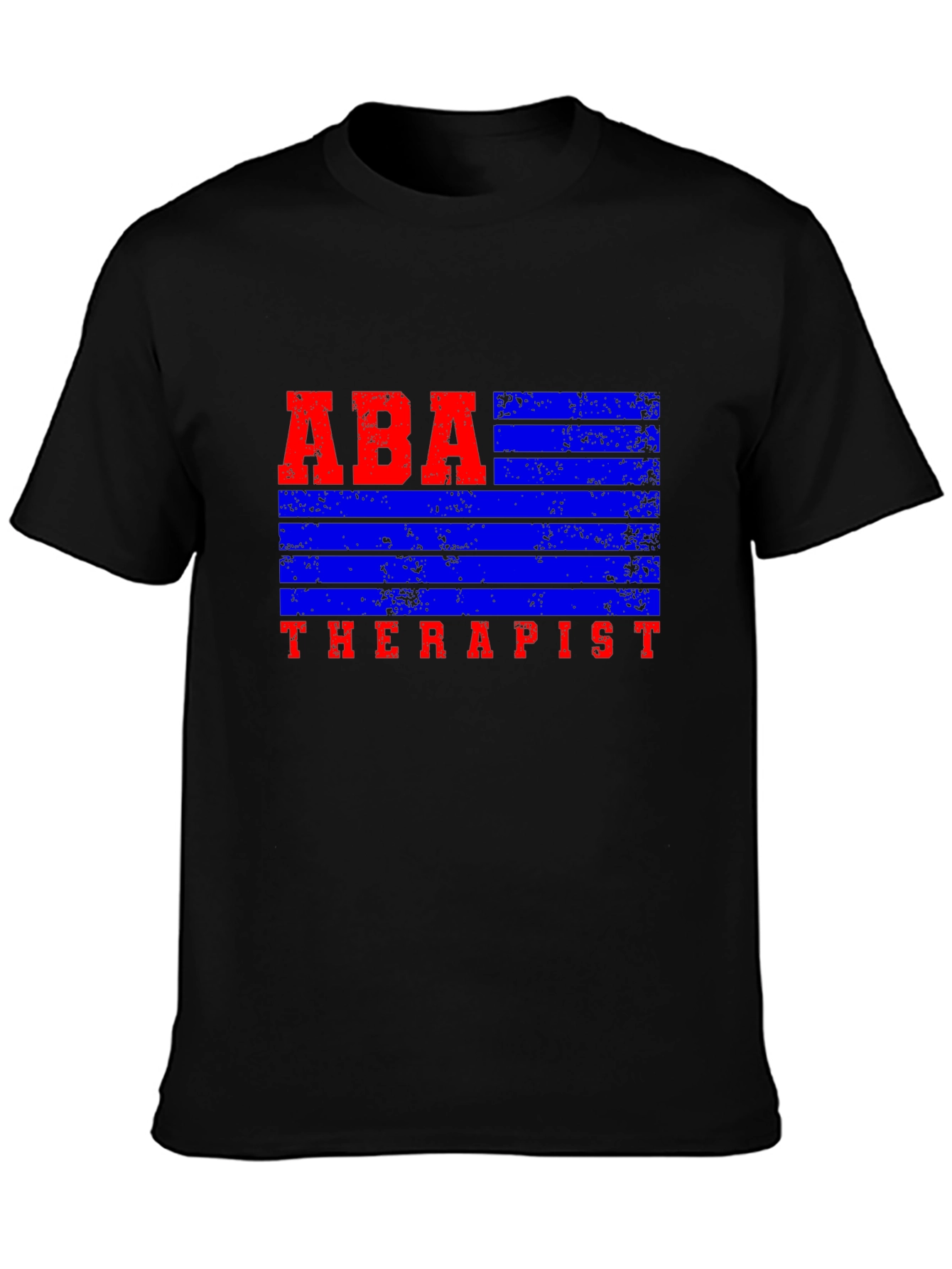 ABA Therapist Graphic Tee - Black Cotton Blend Shirt