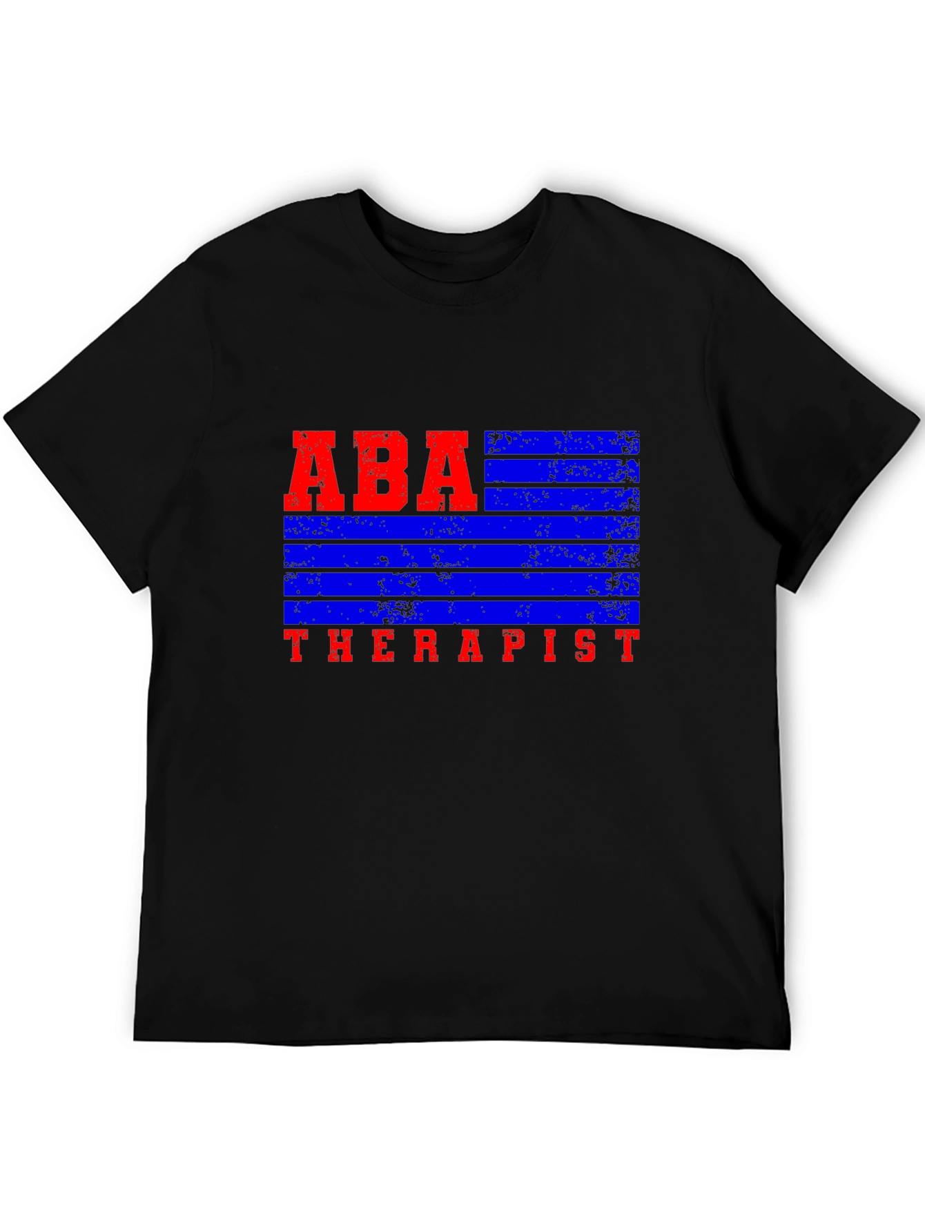ABA Therapist Graphic Tee - Black Cotton Blend Shirt