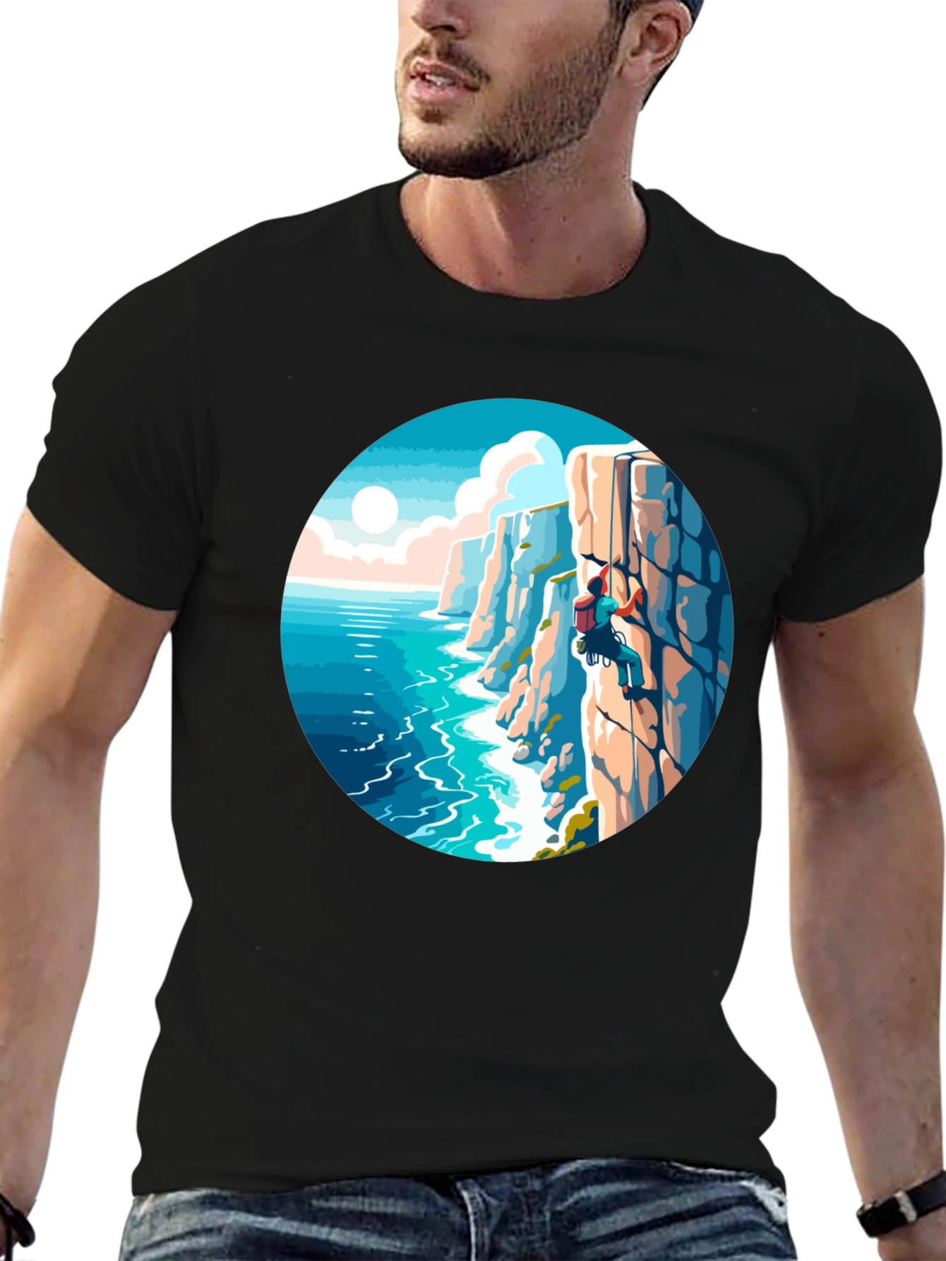 Climbing Coastline Graphic Tee