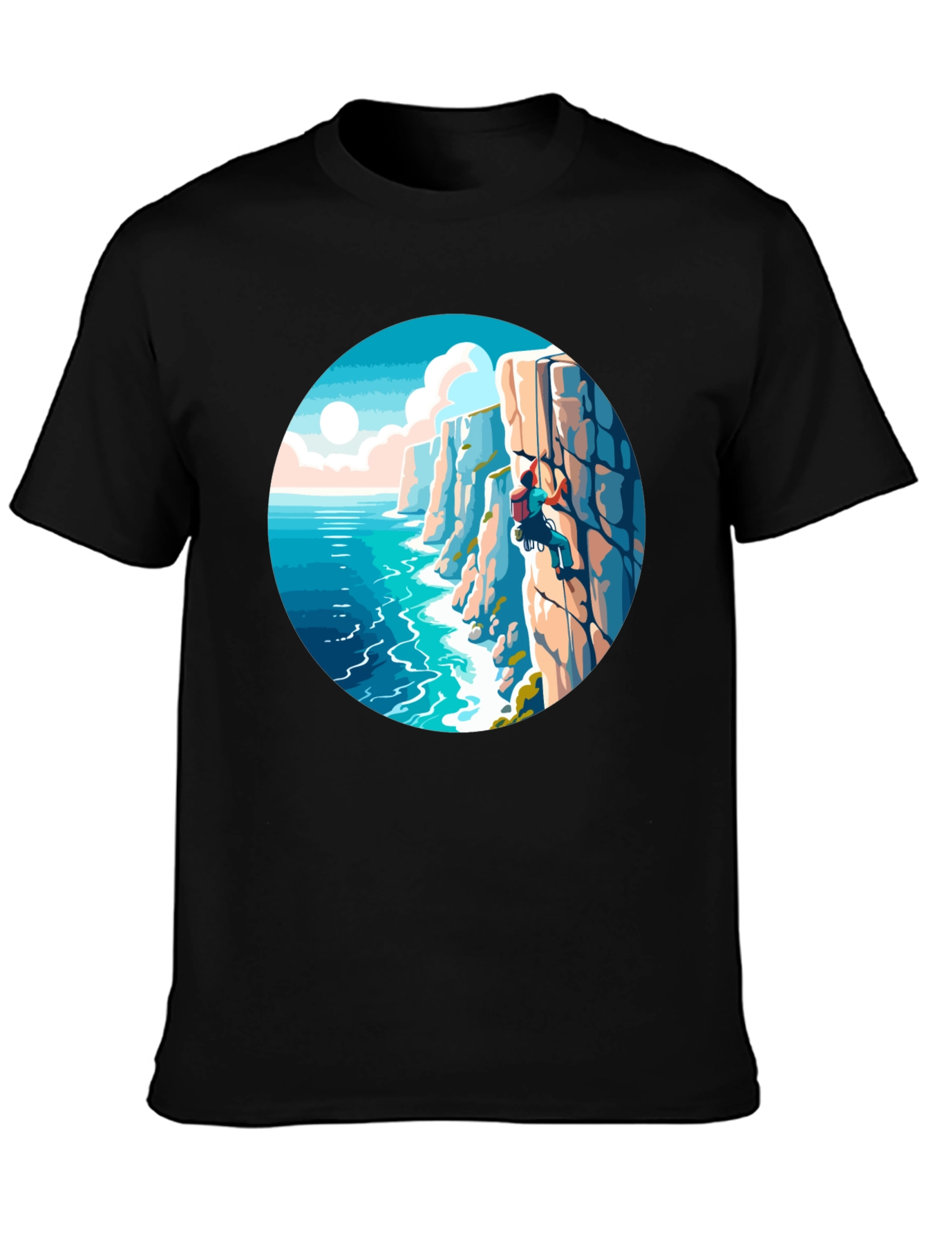 Climbing Coastline Graphic Tee