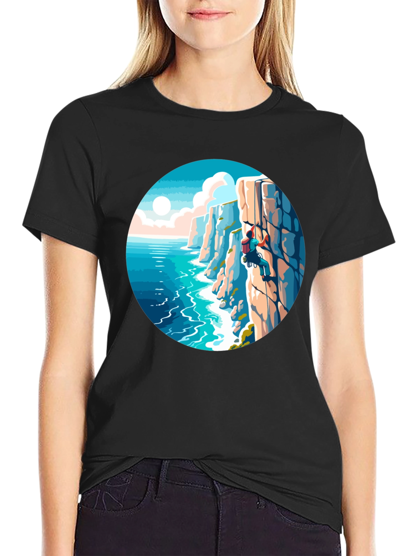Climbing Coastline Graphic Tee