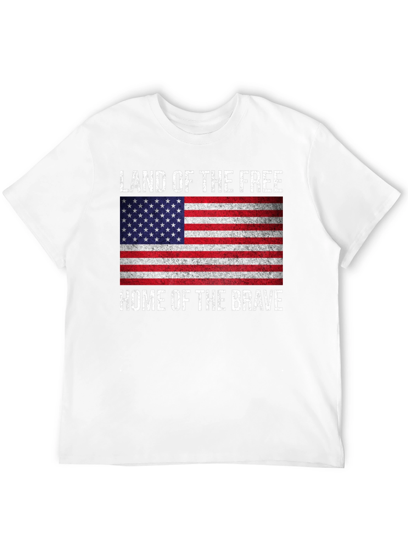 Land of the Free American Flag Patriotic T-Shirt