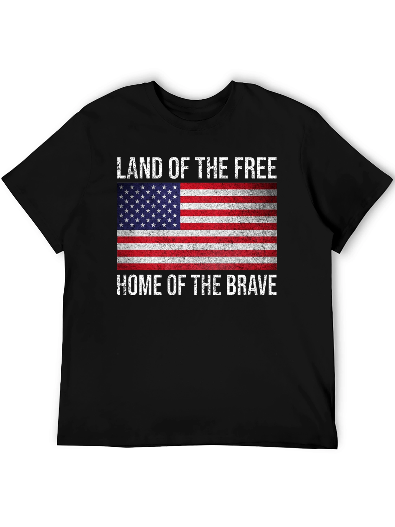 Land of the Free American Flag Patriotic T-Shirt