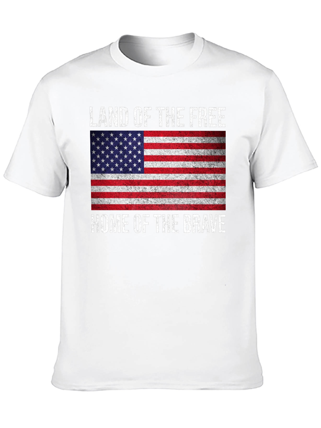 Land of the Free American Flag Patriotic T-Shirt