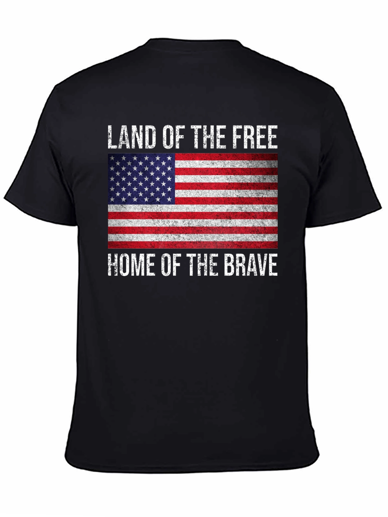 Land of the Free American Flag Patriotic T-Shirt
