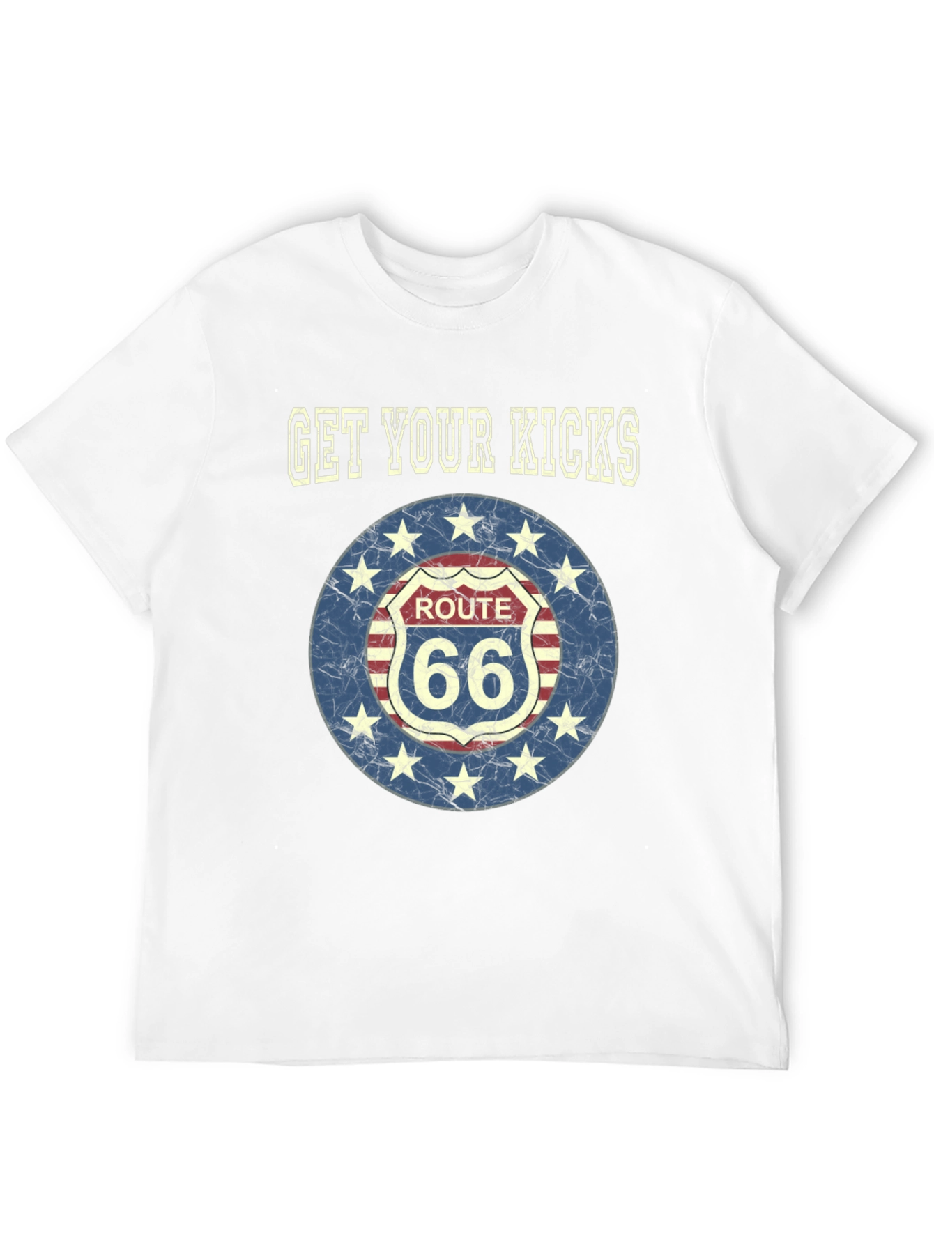 Route 66 Get Your Kicks Black T-Shirt