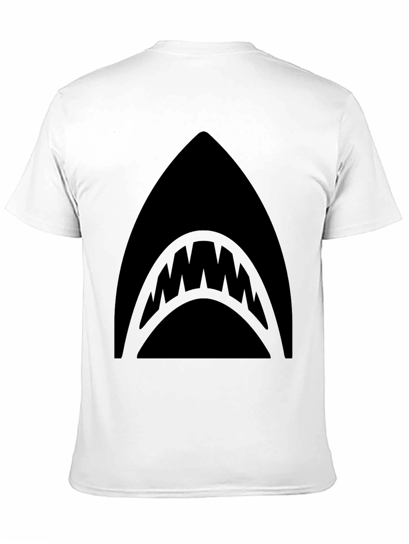 Mens Black Shark Graphic T-Shirt