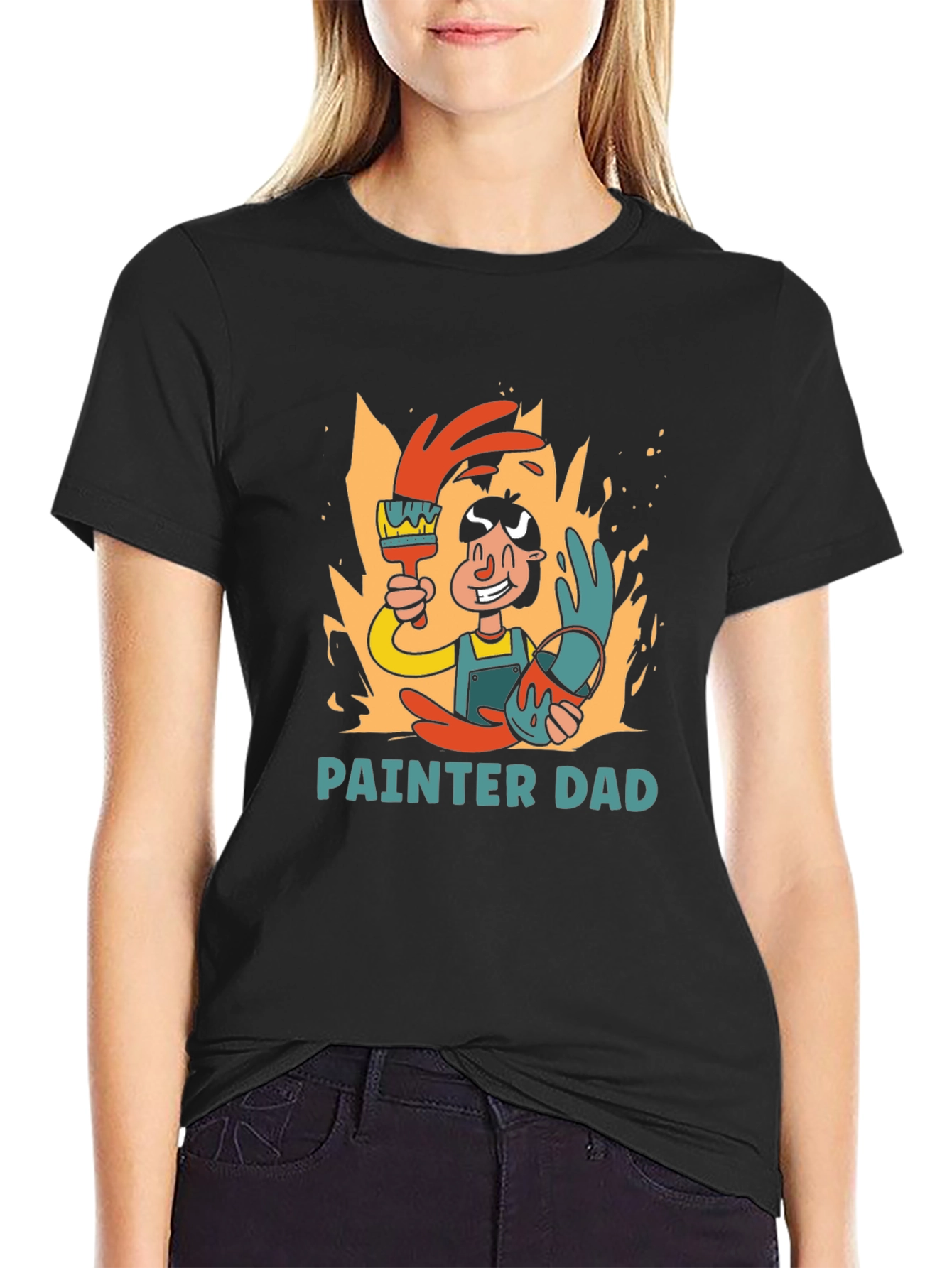 Painter Dad Graphic T-Shirt