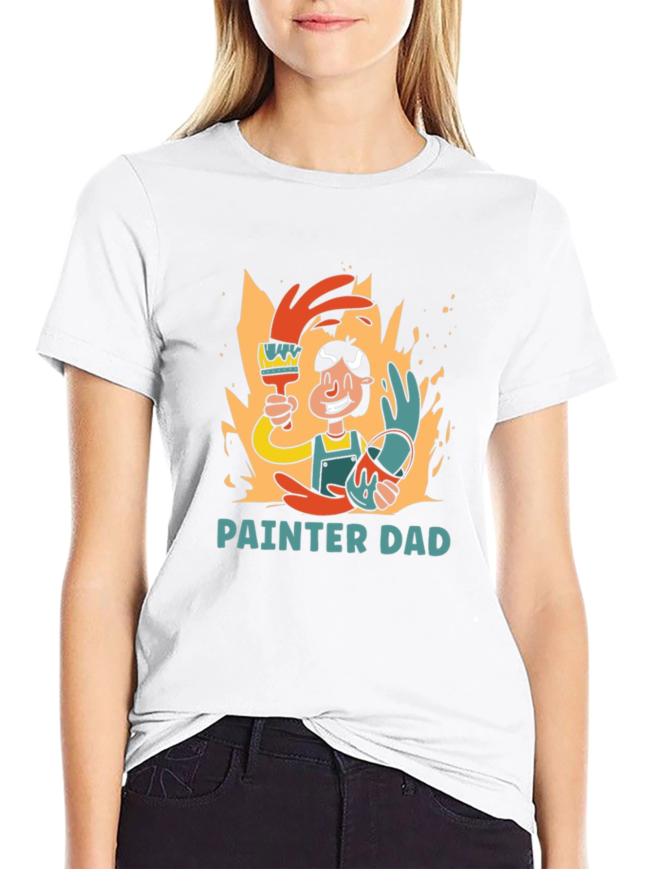 Painter Dad Graphic T-Shirt