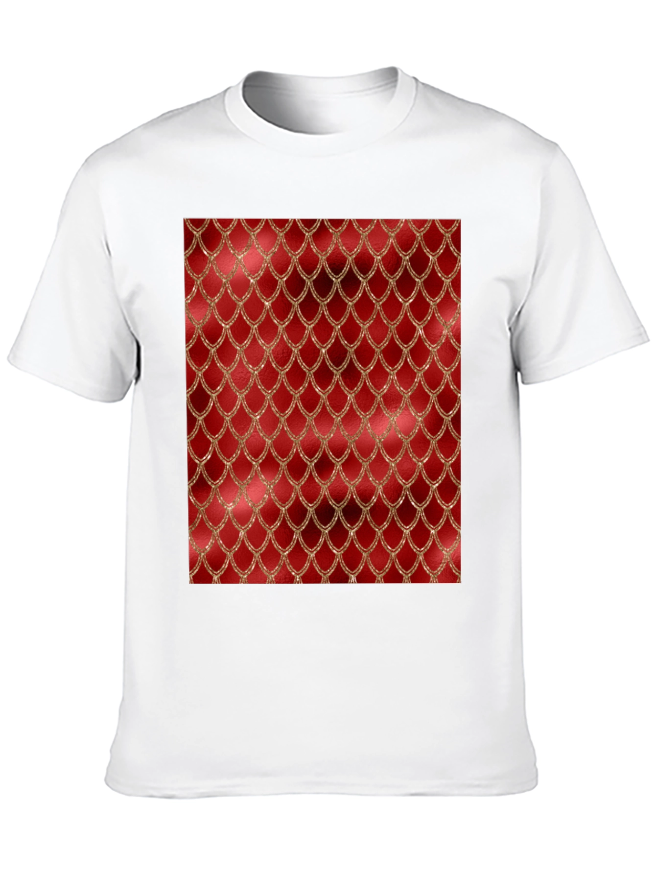 Red Dragon Scale Graphic Tee