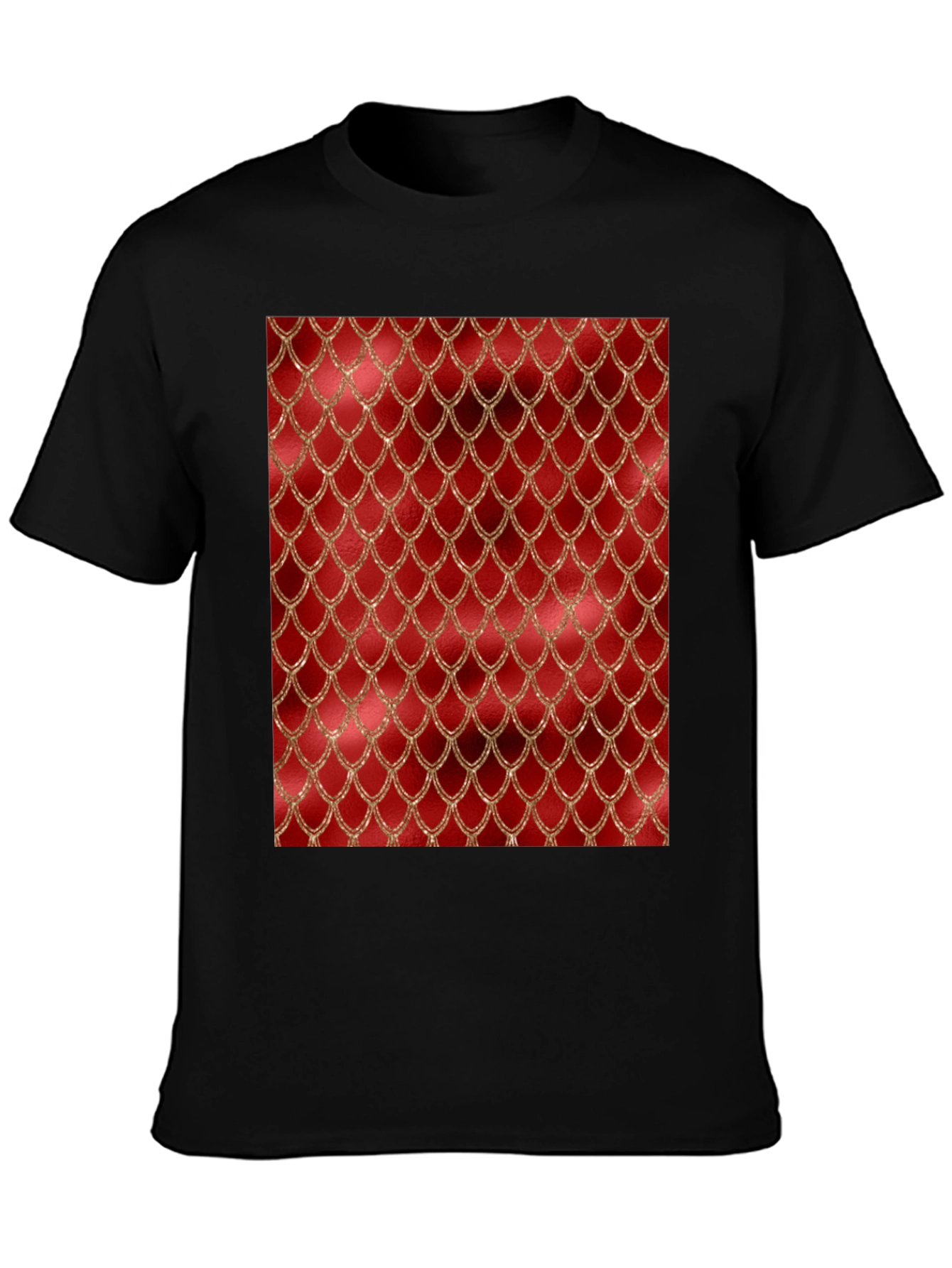 Red Dragon Scale Graphic Tee