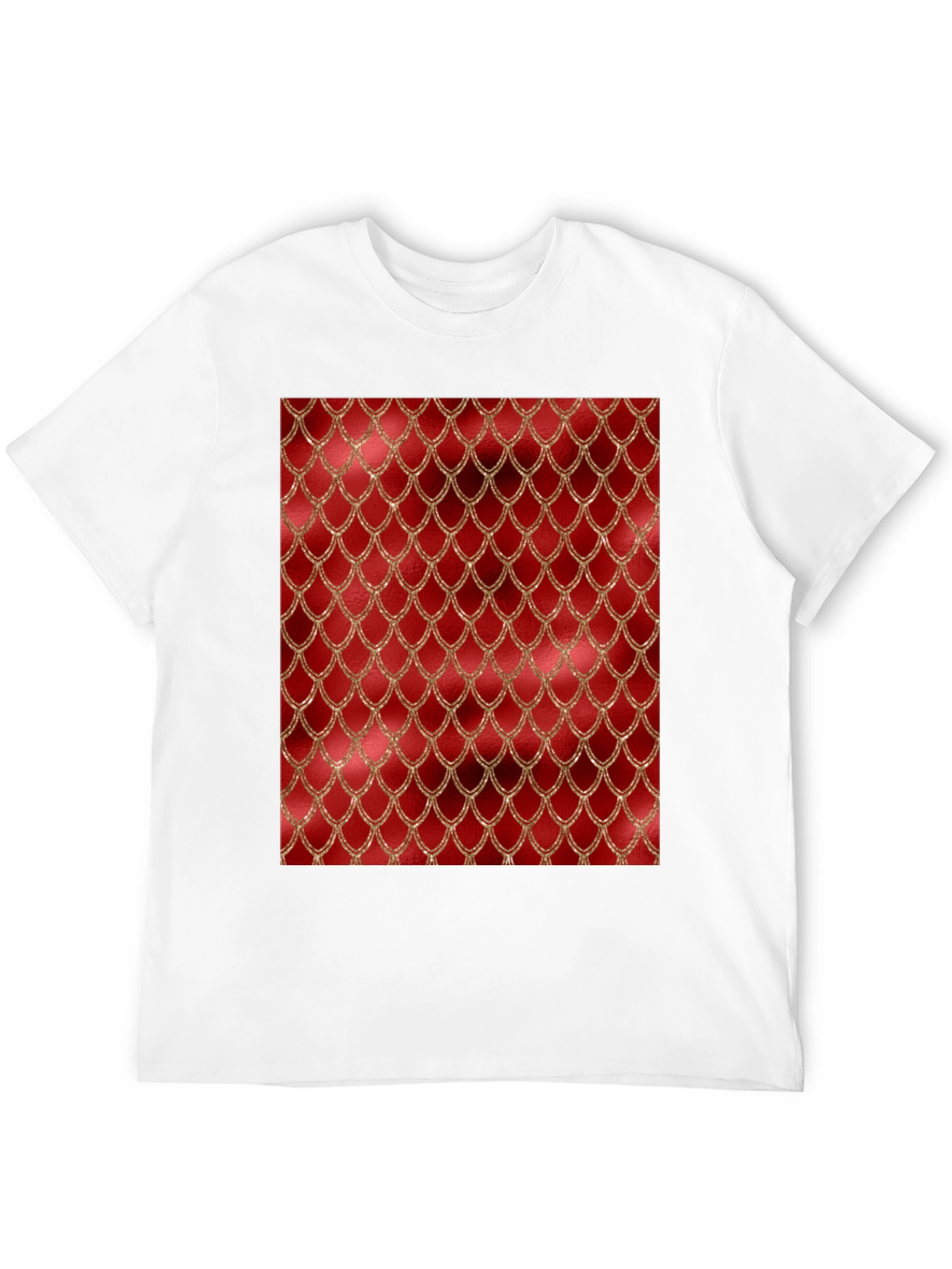 Red Dragon Scale Graphic Tee