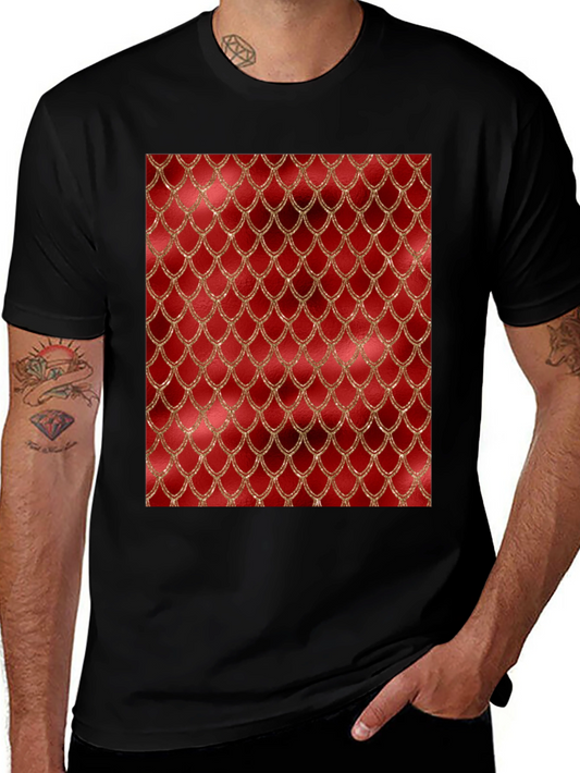 Red Dragon Scale Graphic Tee