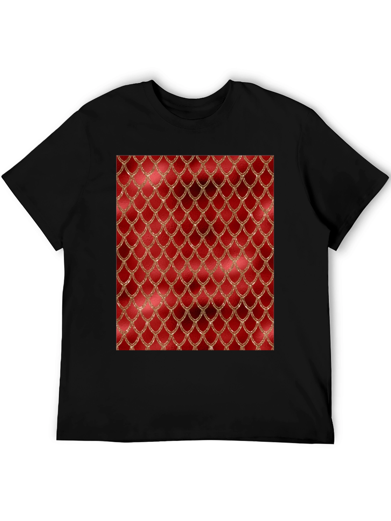 Red Dragon Scale Graphic Tee