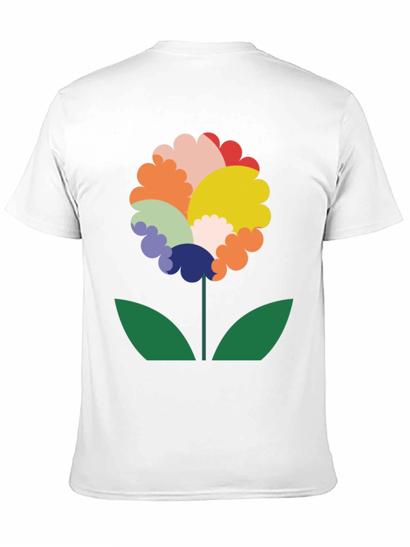 Funky Floral Graphic Tee - Black