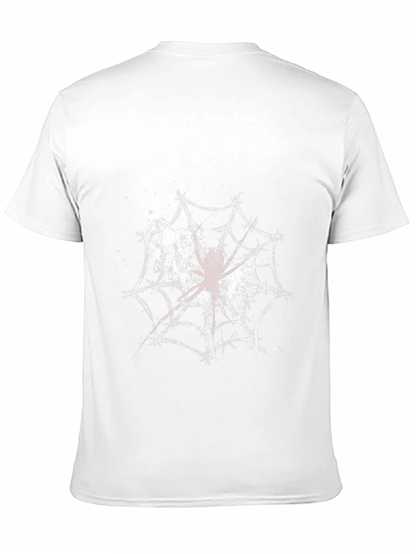 Spider Web Graphic Tee - Creepy Cool T-Shirt