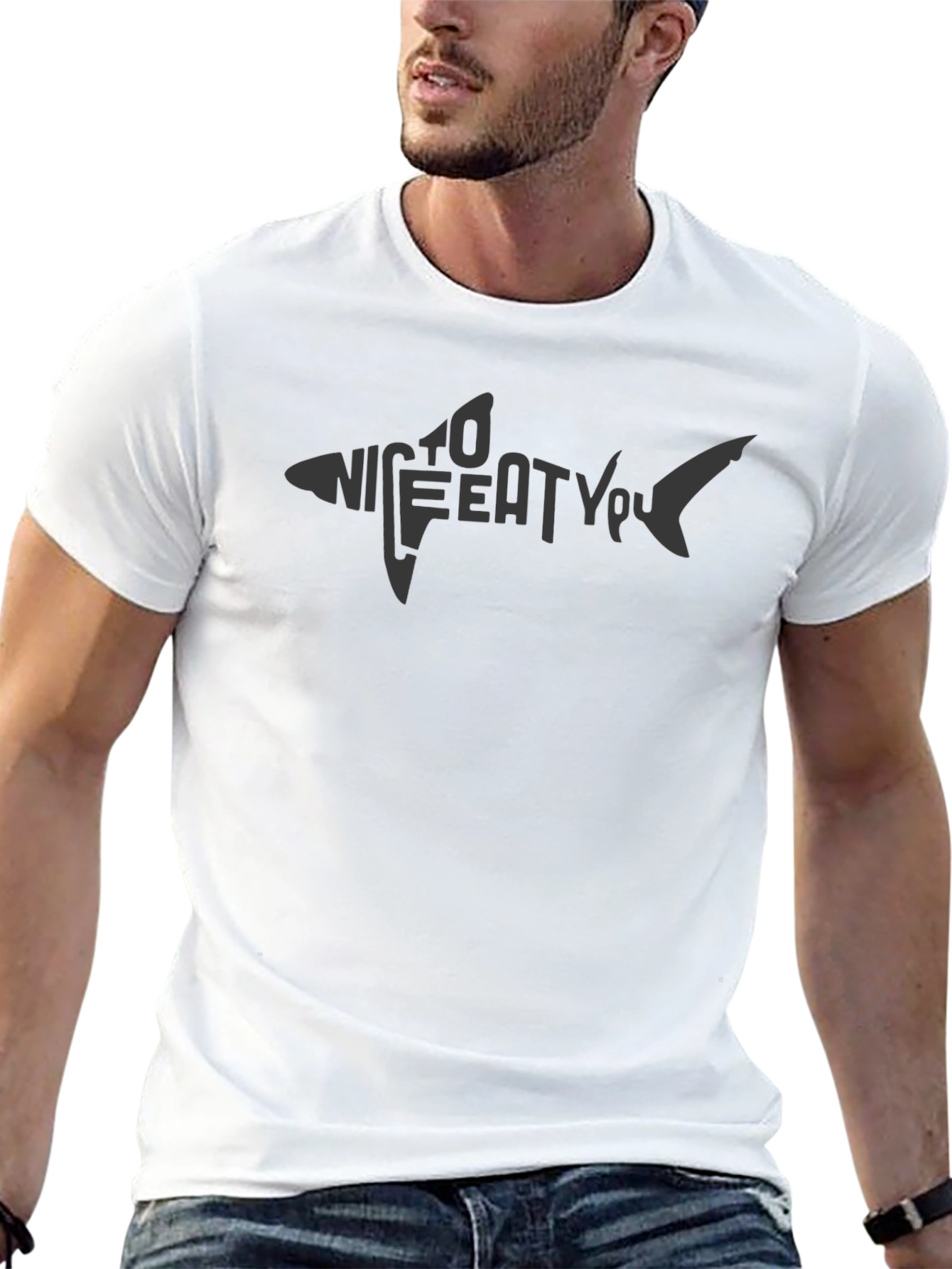 Shark Bite: Funny Graphic Tee
