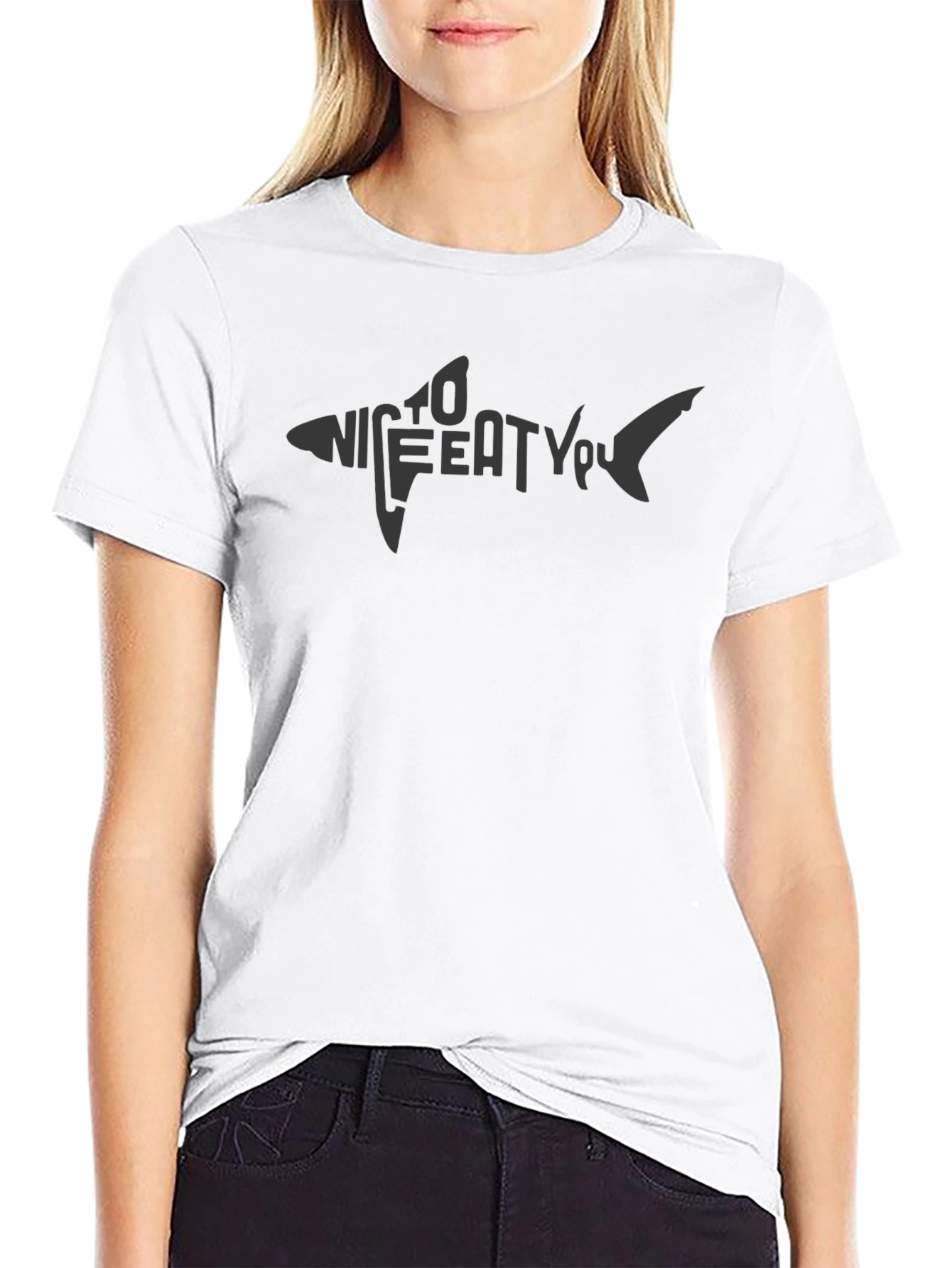 Shark Bite: Funny Graphic Tee