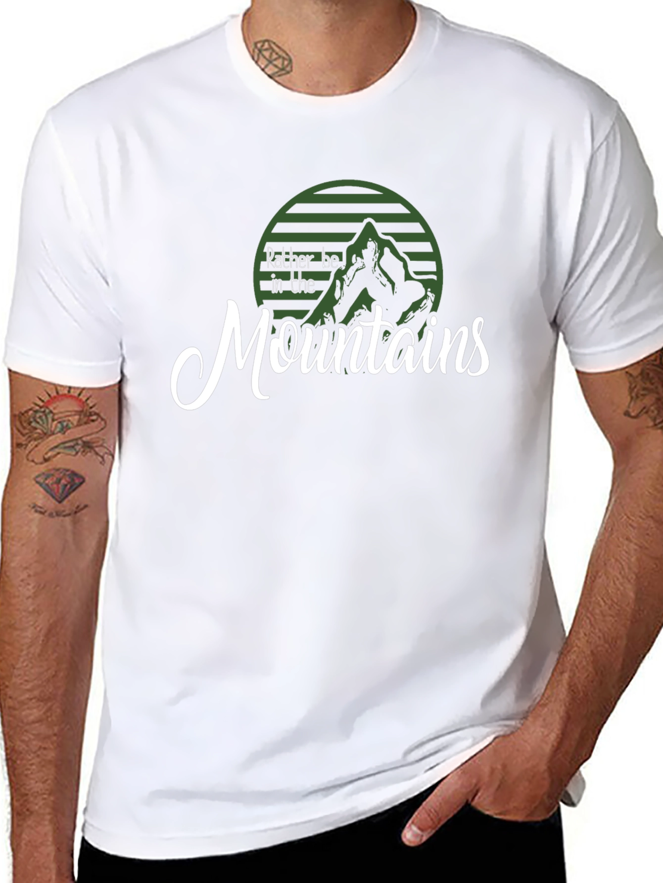 Mountain Lover T-Shirt - Rather Be In The Mountains