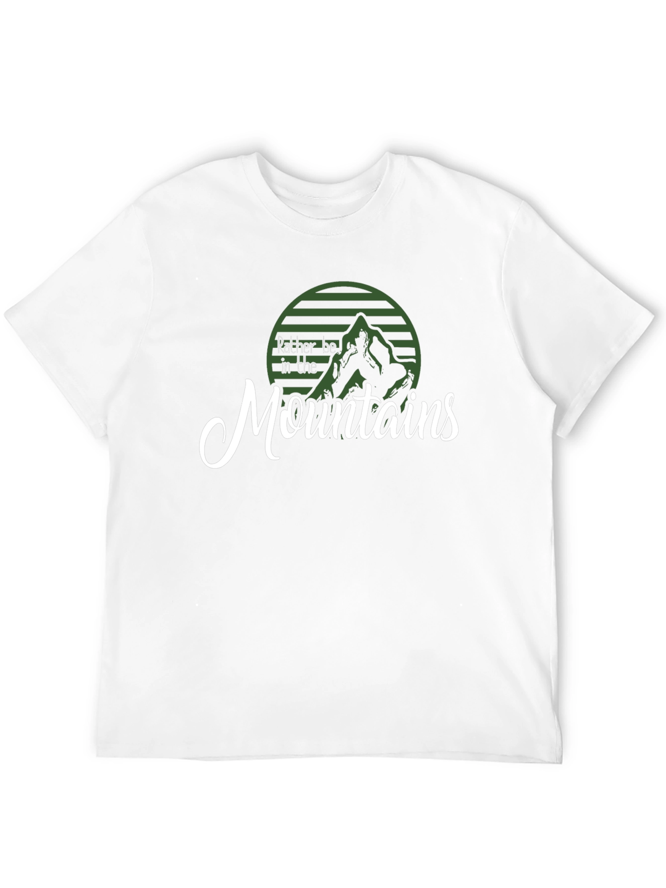 Mountain Lover T-Shirt - Rather Be In The Mountains