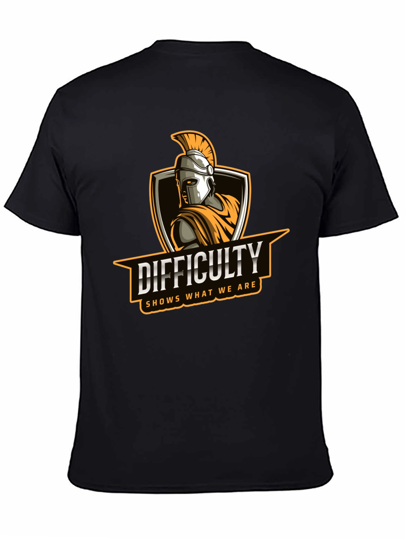 Difficulty Spartan T-Shirt | Motivational Quote Tee