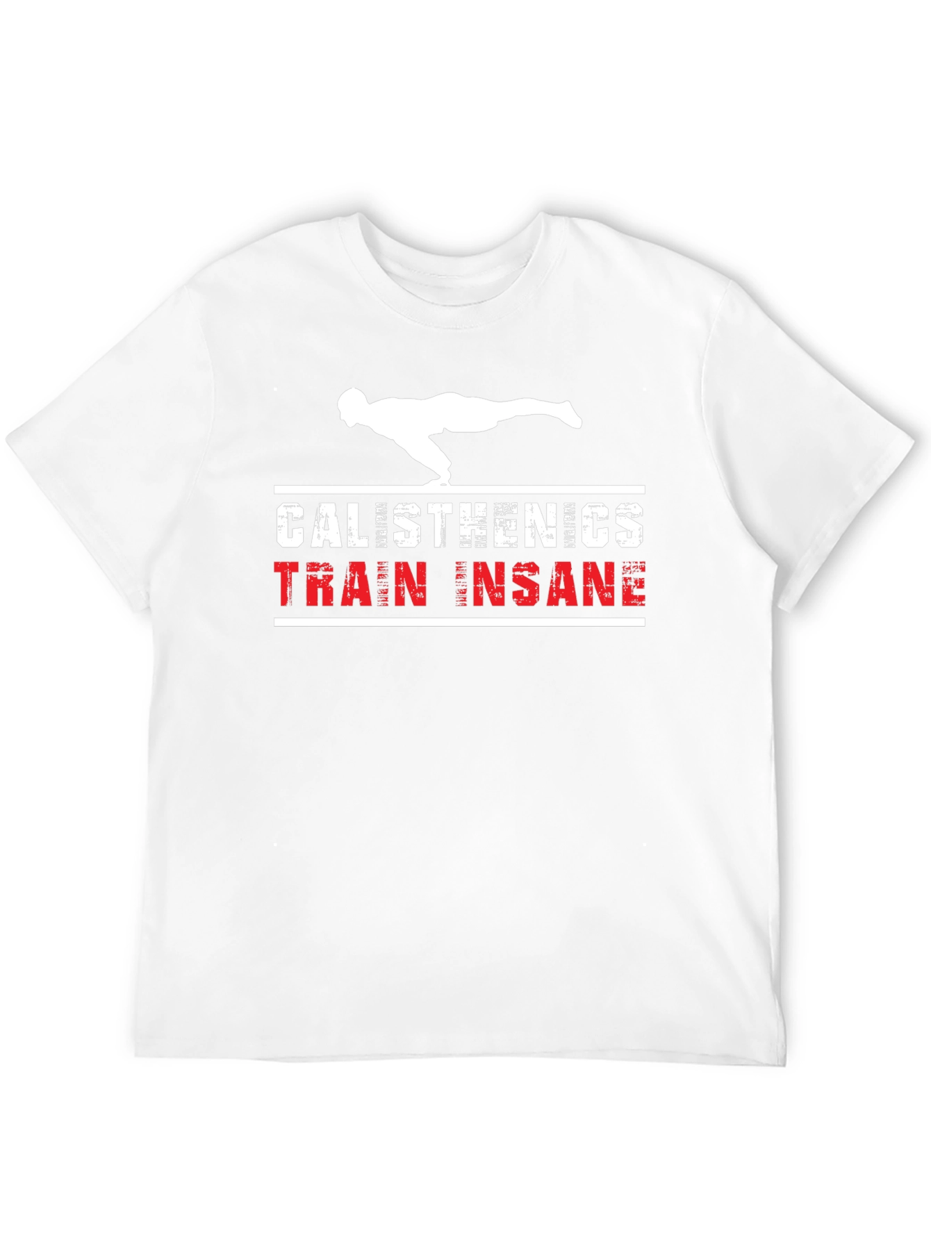 Calisthenics Train Insane Black Graphic T-Shirt