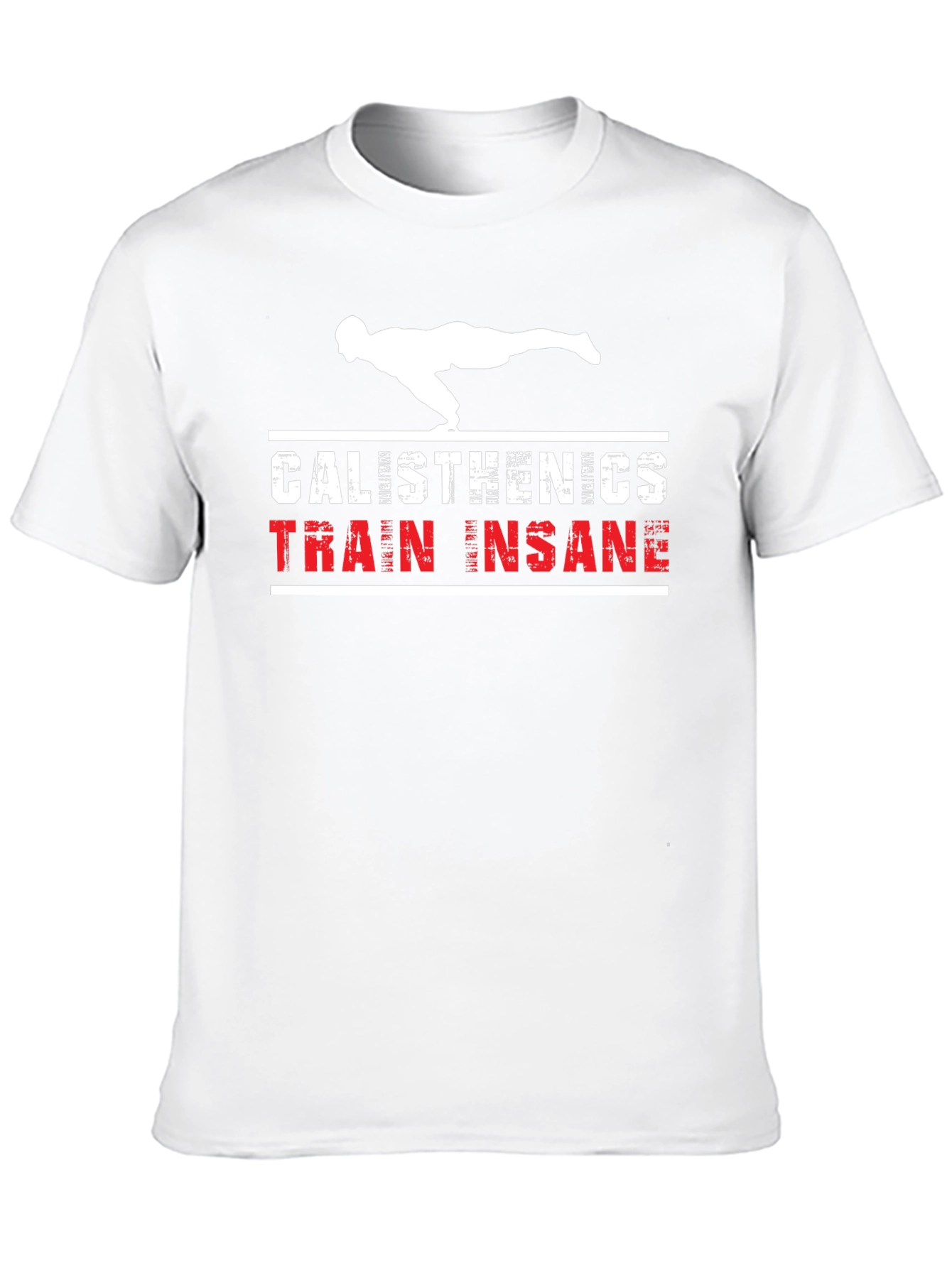 Calisthenics Train Insane Black Graphic T-Shirt