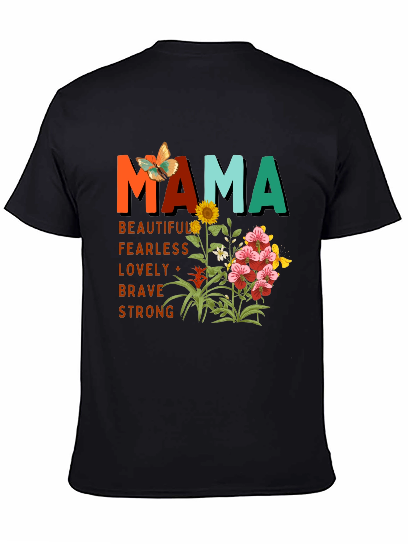 Floral Mama Graphic Tee - Mothers Day Gift