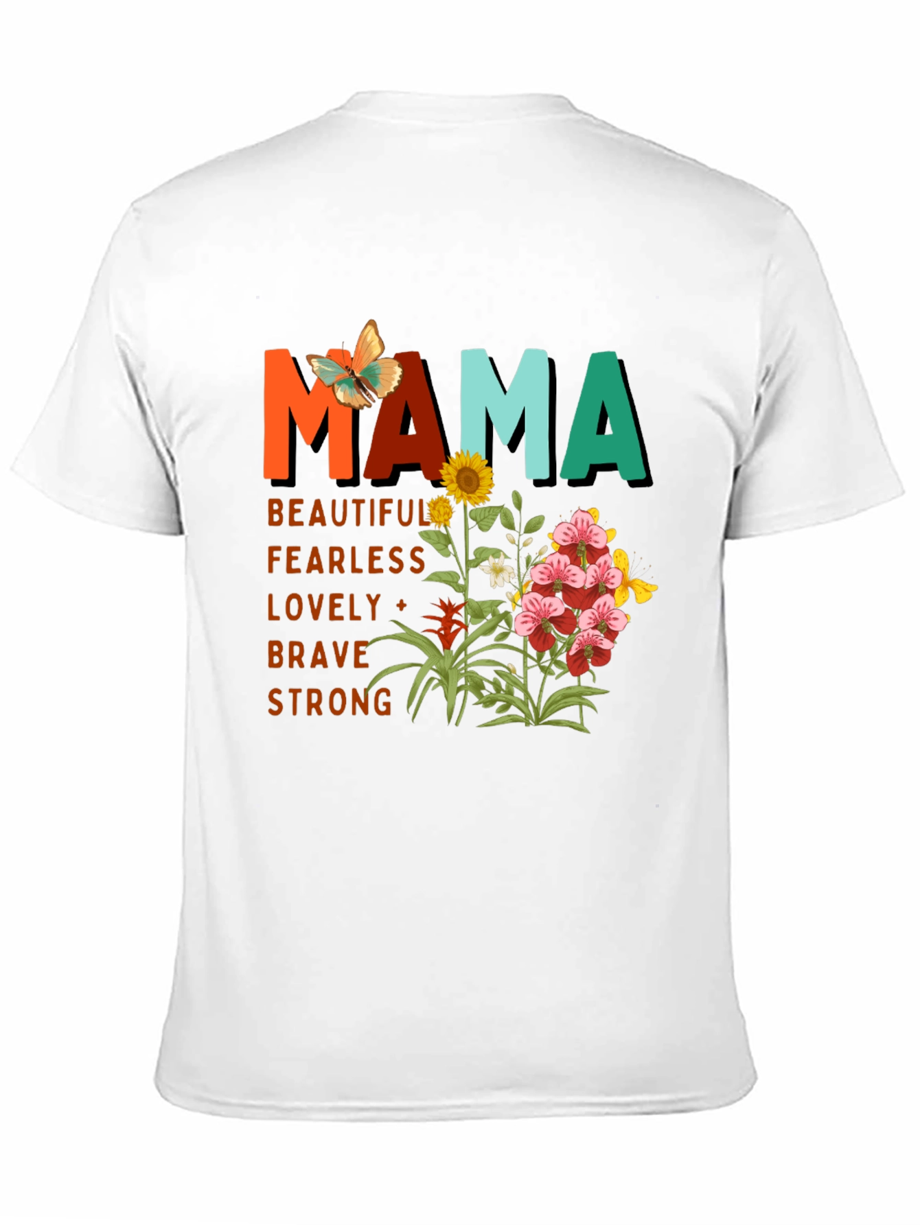 Floral Mama Graphic Tee - Mothers Day Gift