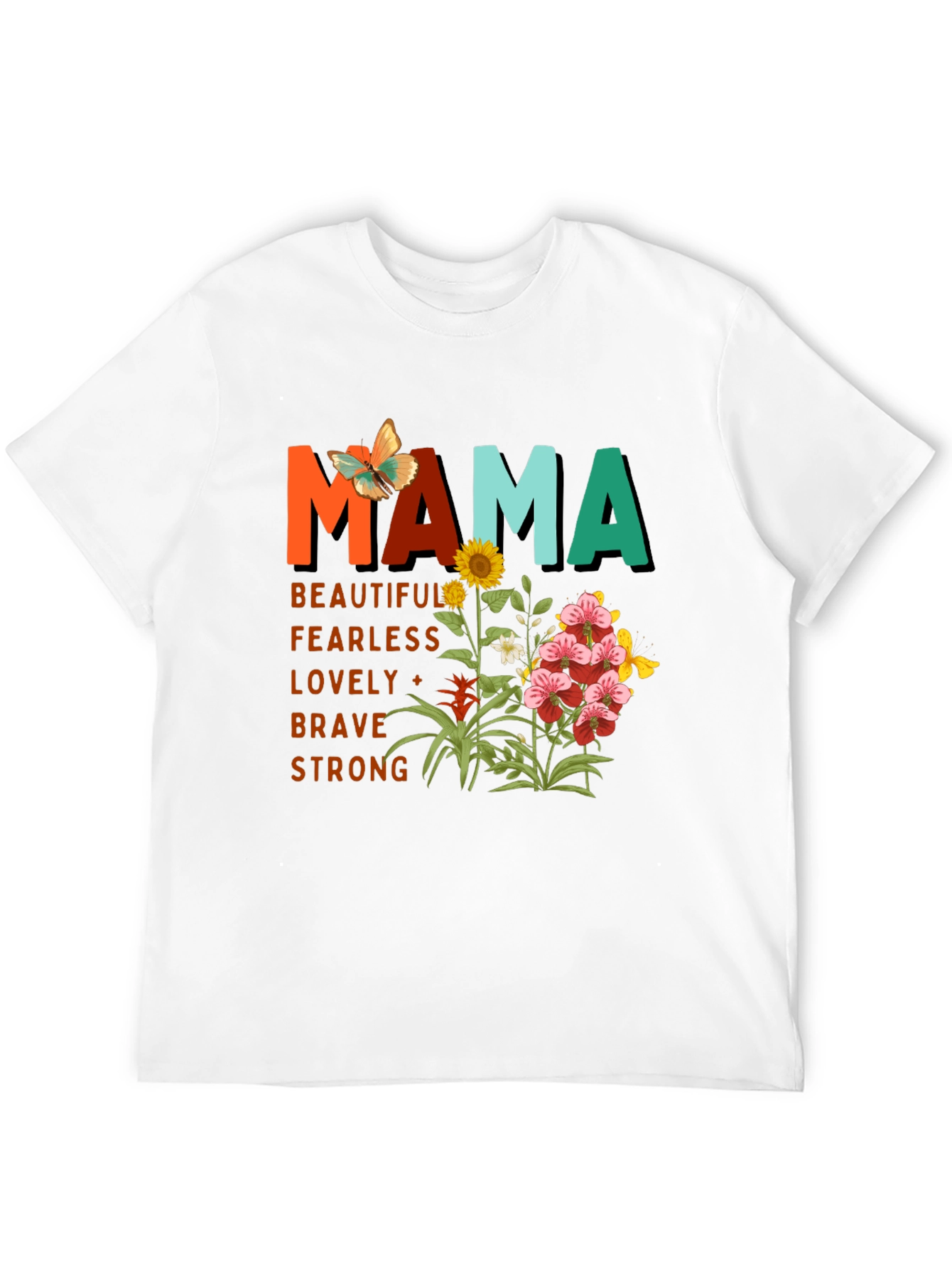 Floral Mama Graphic Tee - Mothers Day Gift