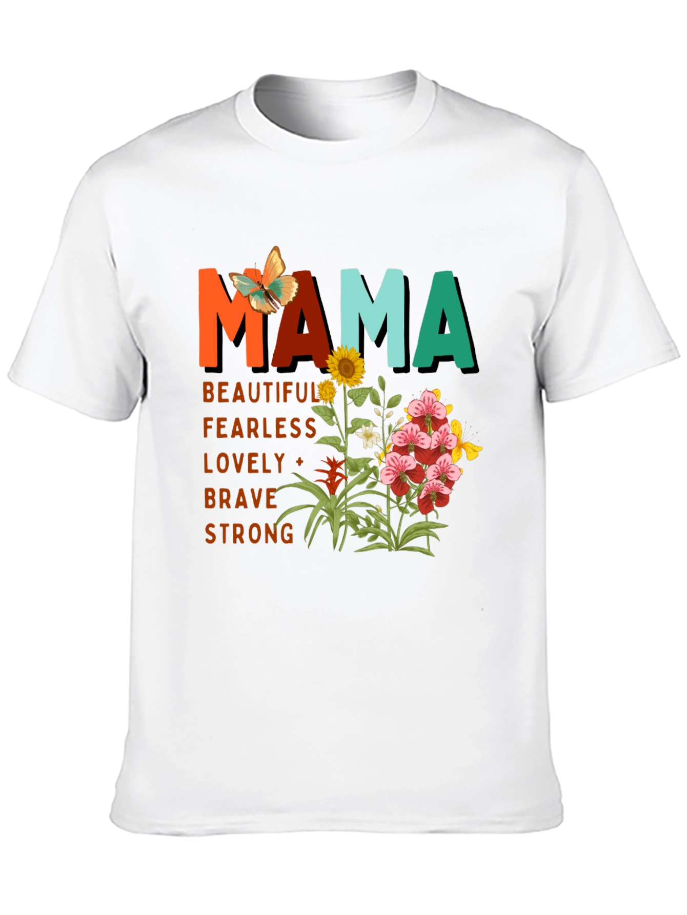 Floral Mama Graphic Tee - Mothers Day Gift