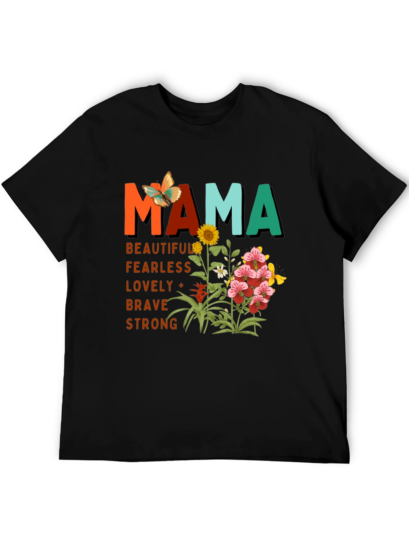 Floral Mama Graphic Tee - Mothers Day Gift