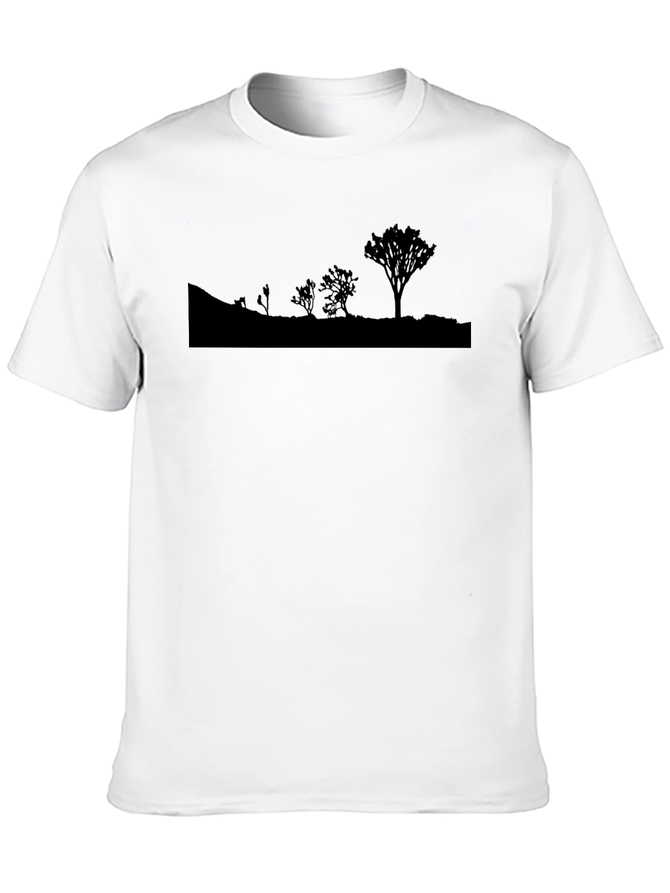 Nature Scene Silhouette Graphic Tee - Soft Cotton Blend