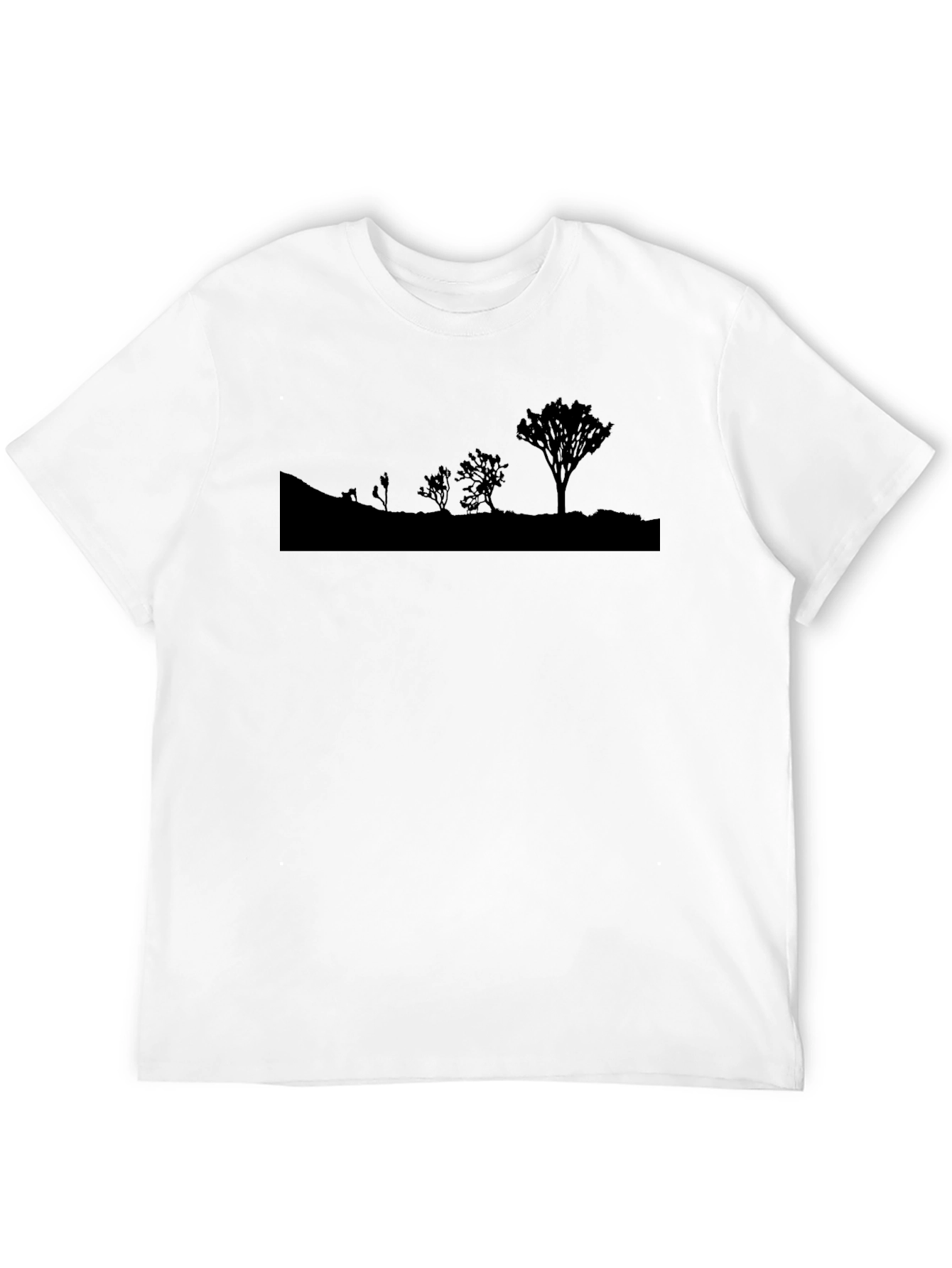 Nature Scene Silhouette Graphic Tee - Soft Cotton Blend
