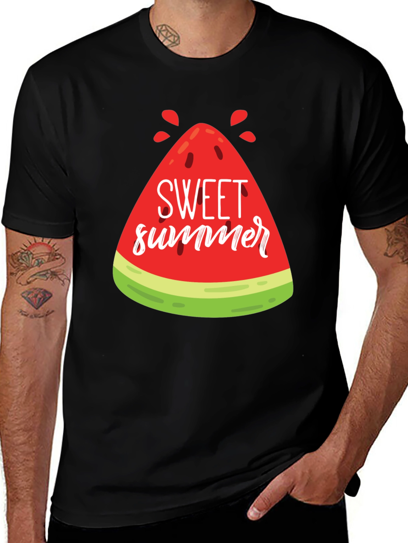 Sweet Summer Watermelon Graphic Tee