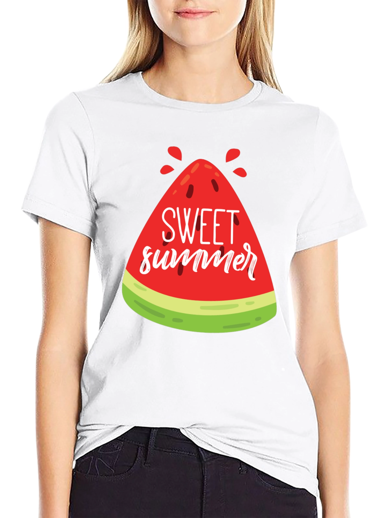 Sweet Summer Watermelon Graphic Tee