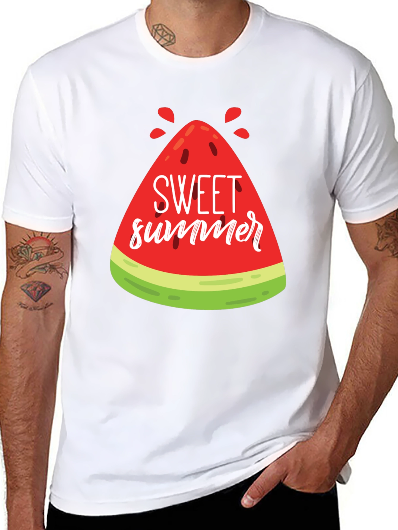 Sweet Summer Watermelon Graphic Tee