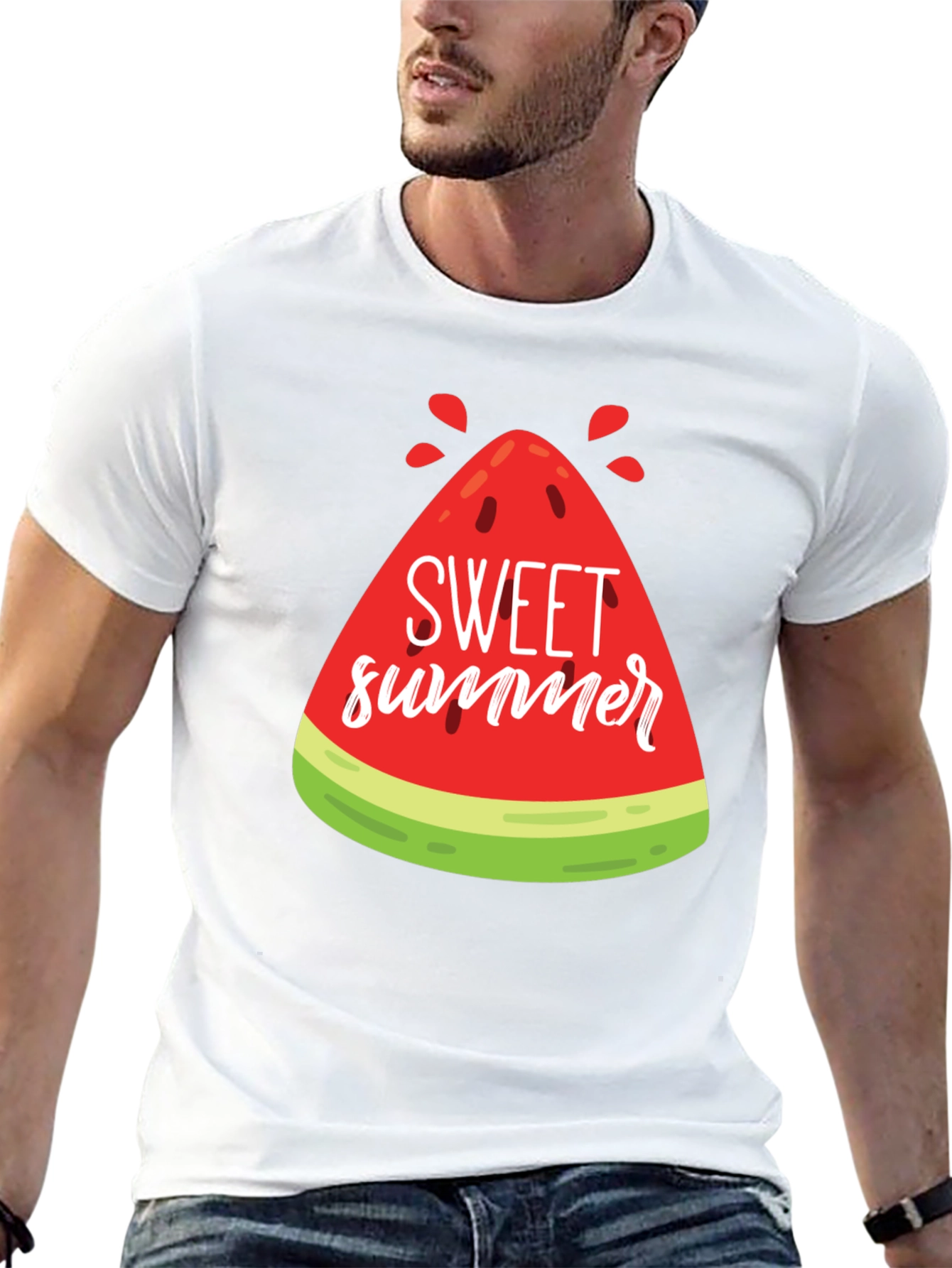 Sweet Summer Watermelon Graphic Tee