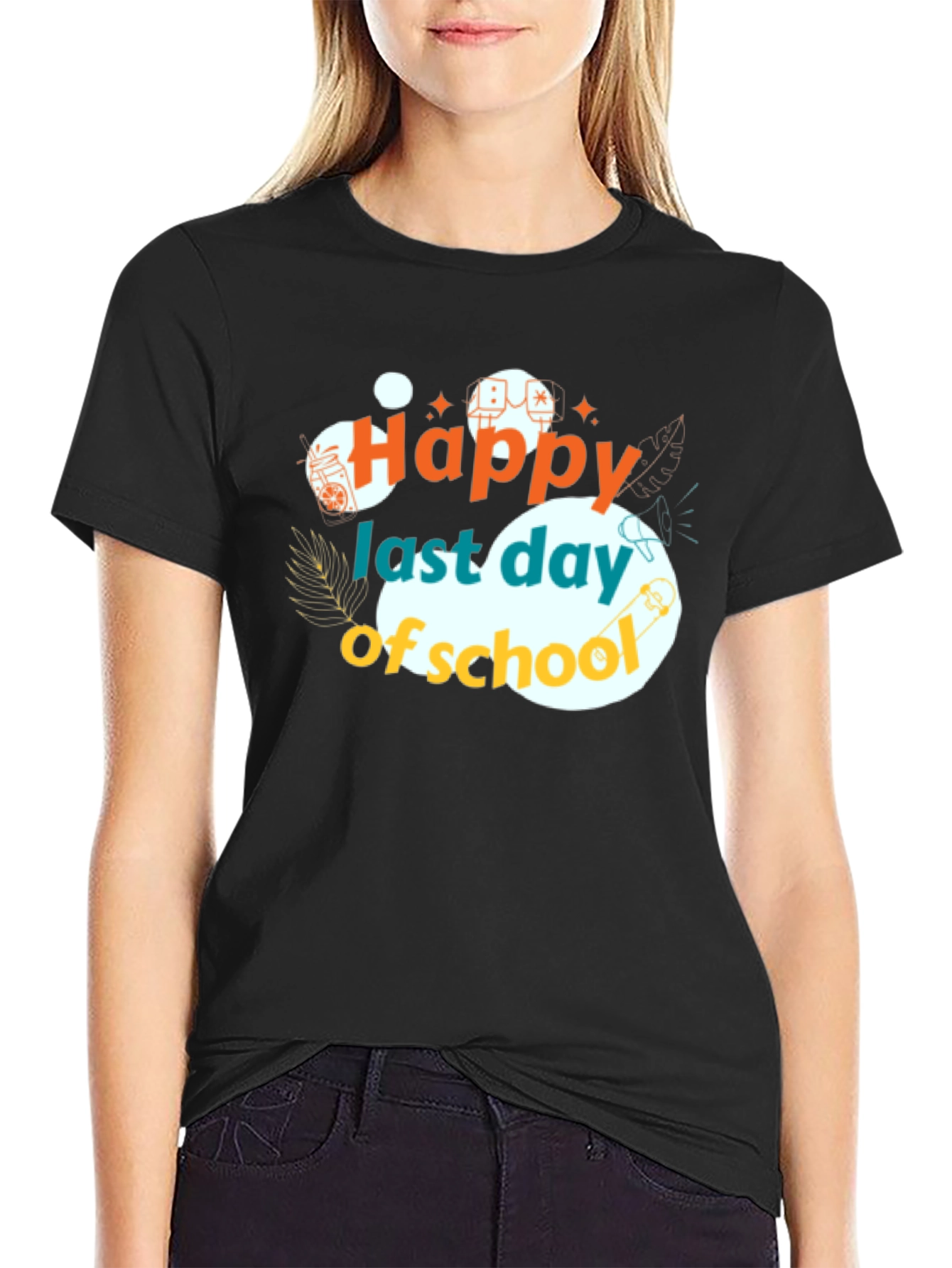 Happy Last Day of School Black T-Shirt