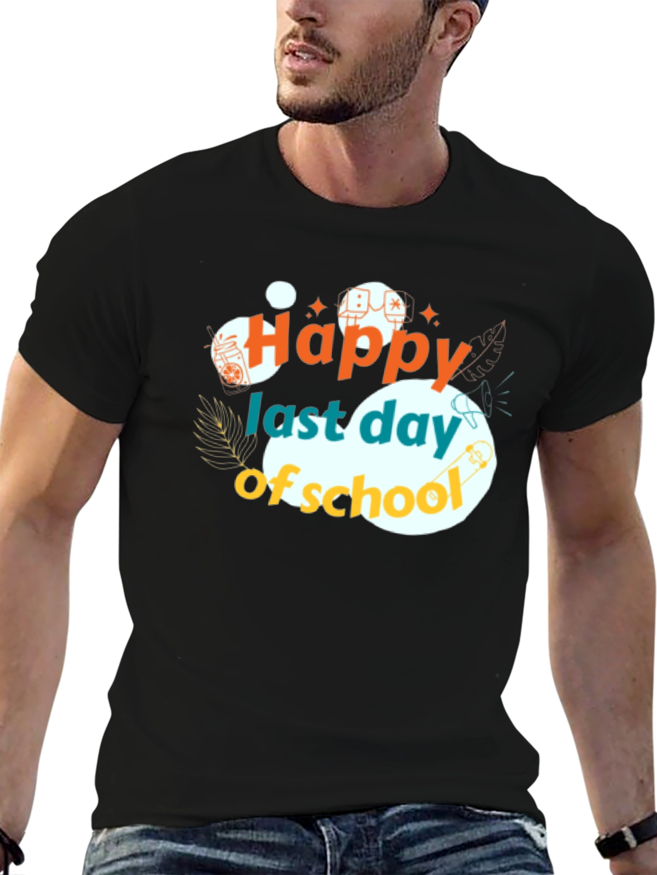 Happy Last Day of School Black T-Shirt