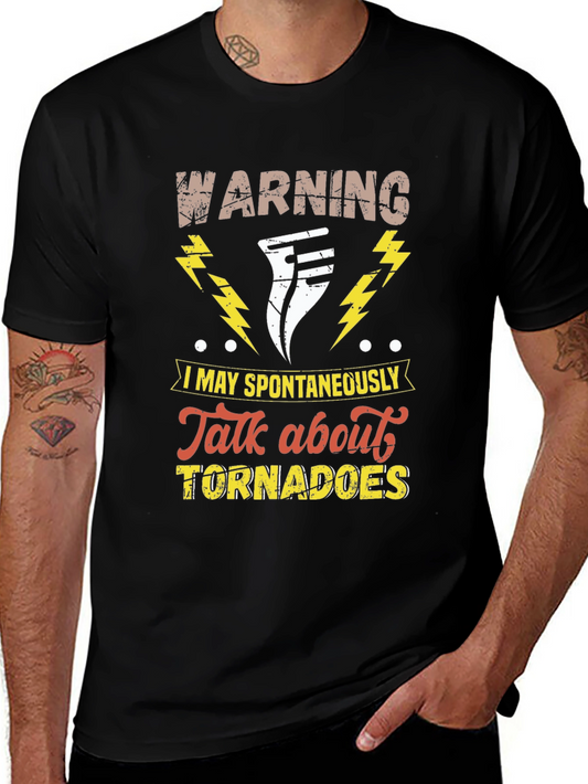 Warning Tornado T-Shirt Funny Weather Tee