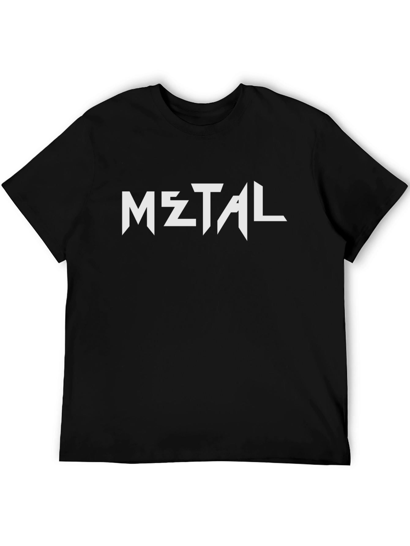 Black Metal Graphic T-Shirt - Bold Statement Tee
