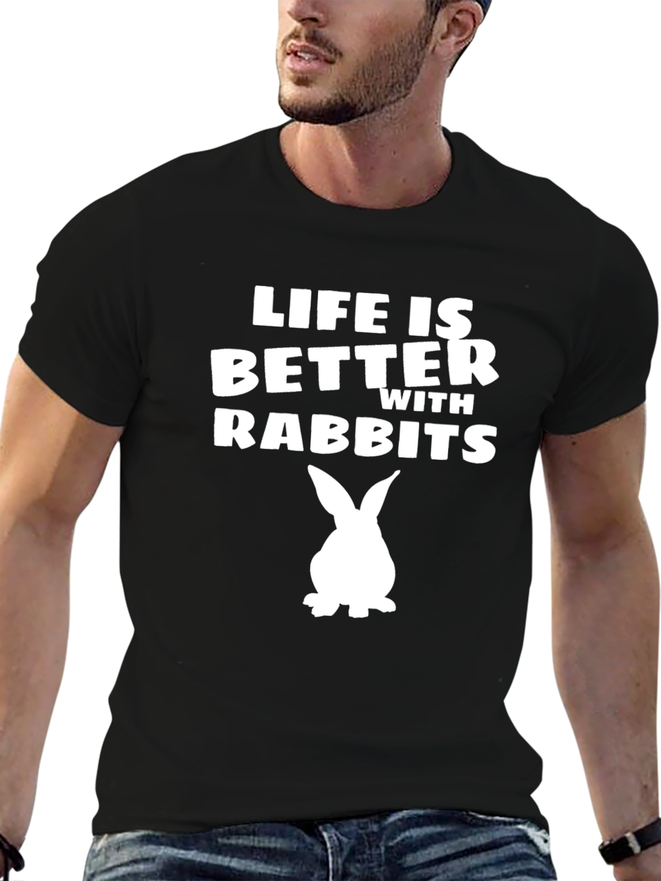 Life is Better With Rabbits T-Shirt