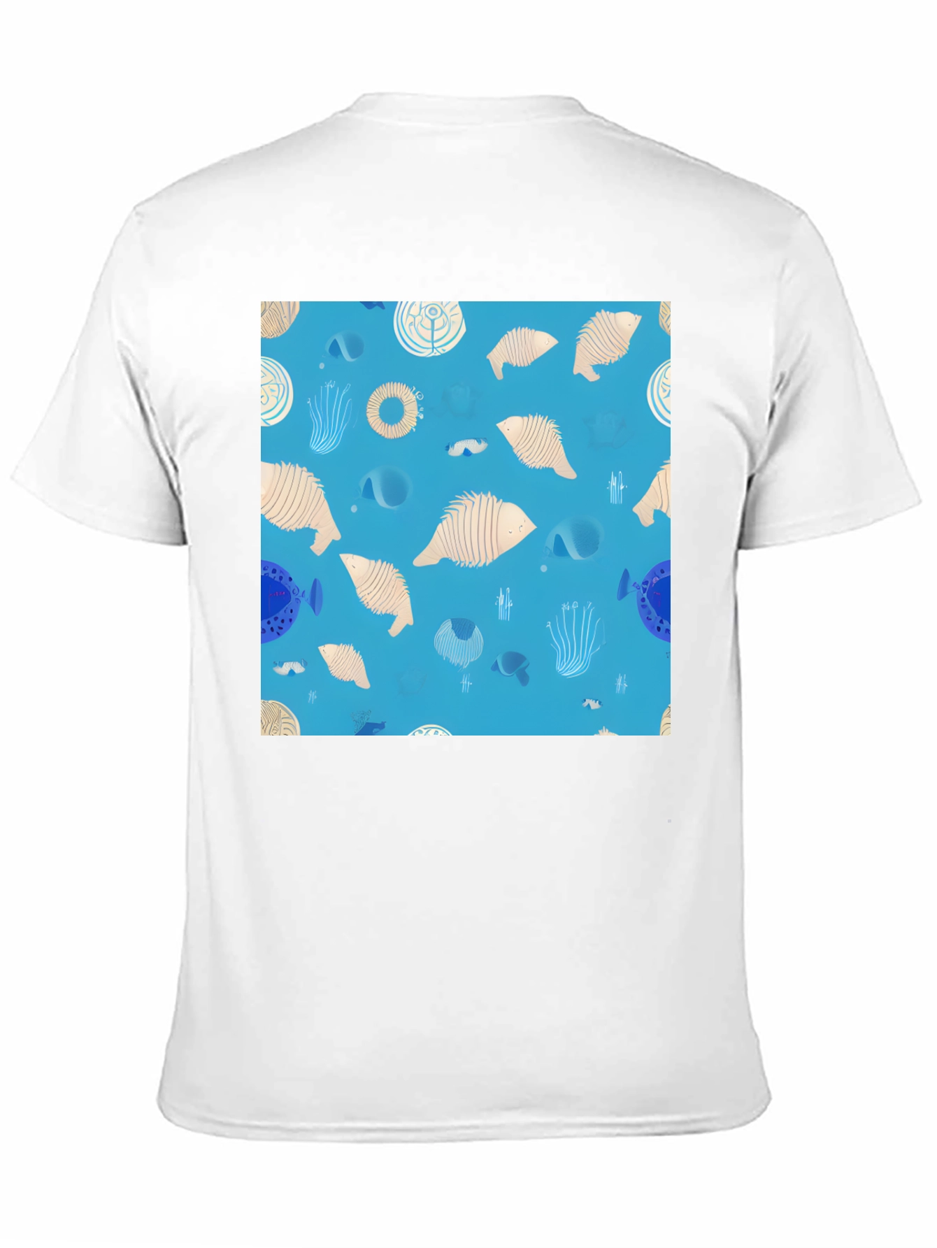 Funky Fish Pattern T-Shirt