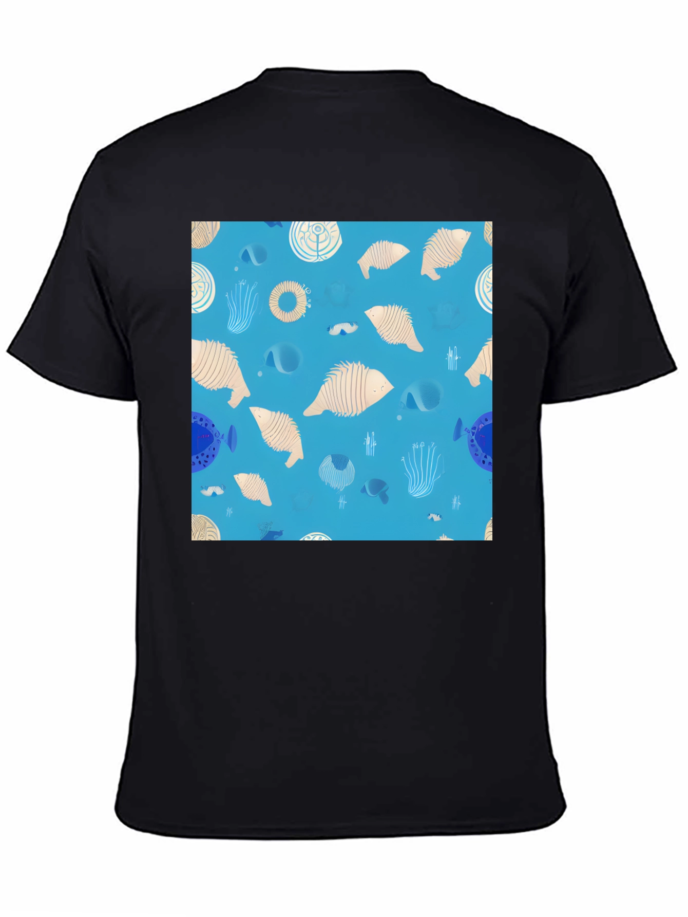Funky Fish Pattern T-Shirt