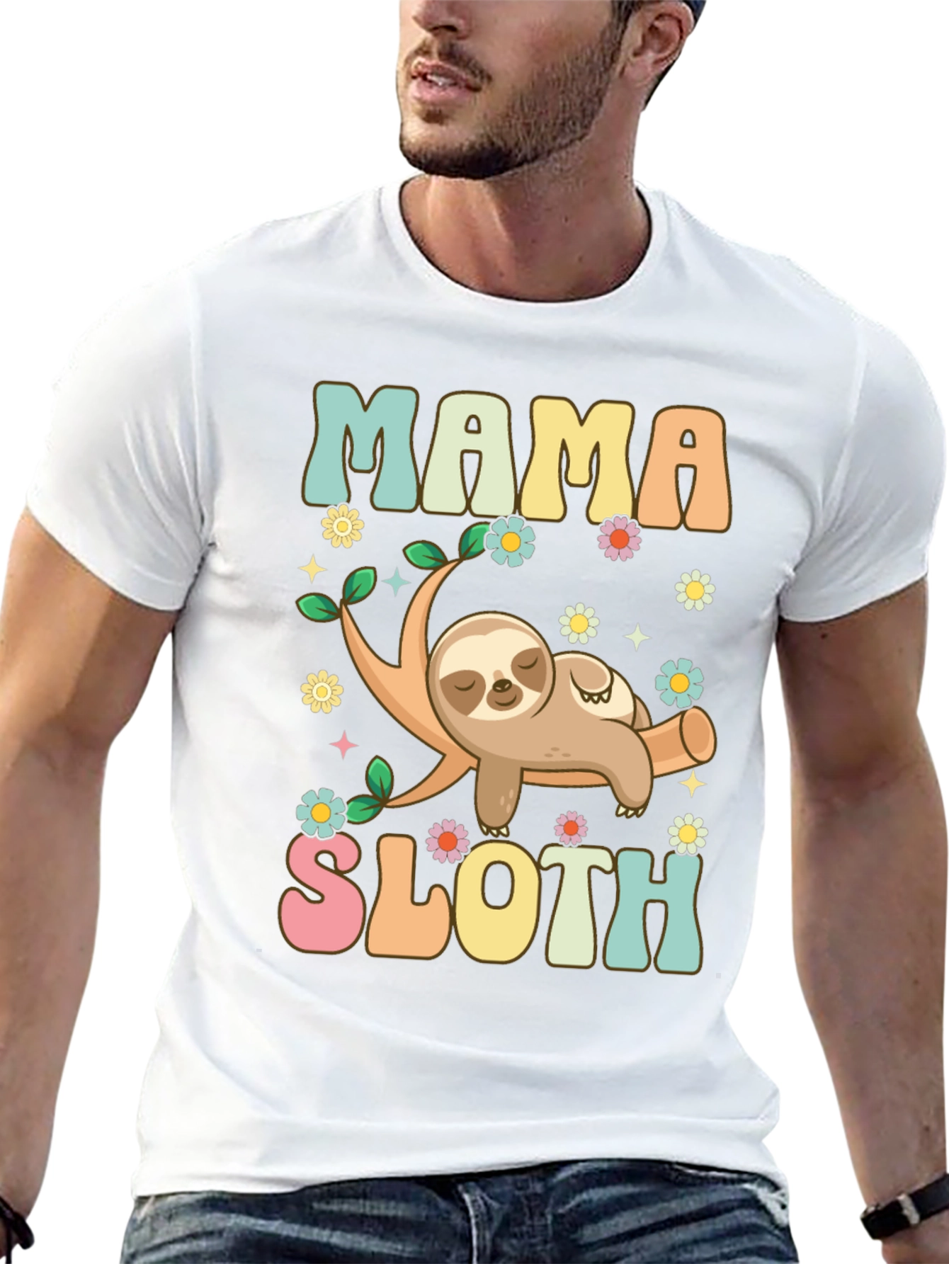 Mama Sloth Graphic Tee