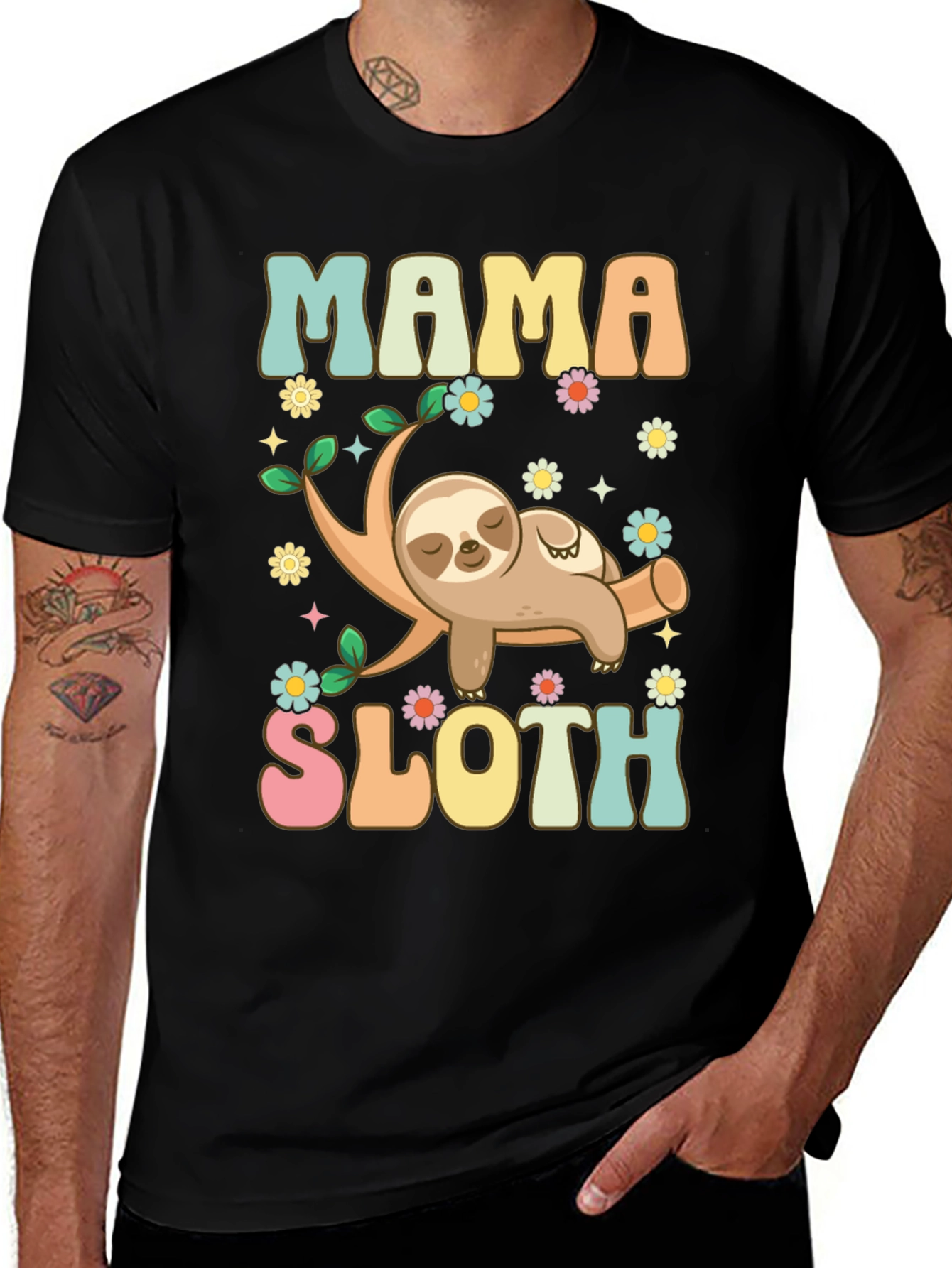 Mama Sloth Graphic Tee
