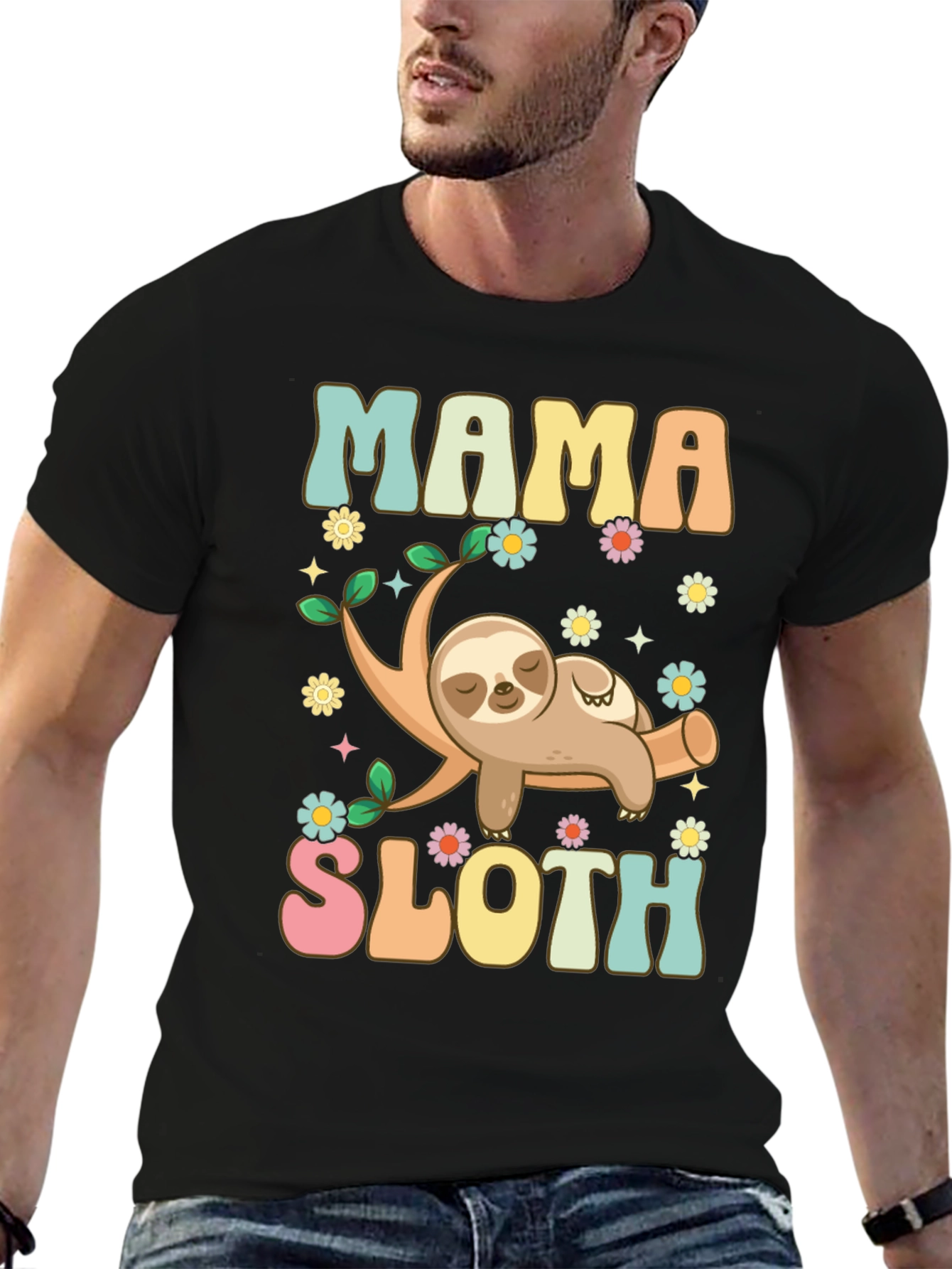 Mama Sloth Graphic Tee