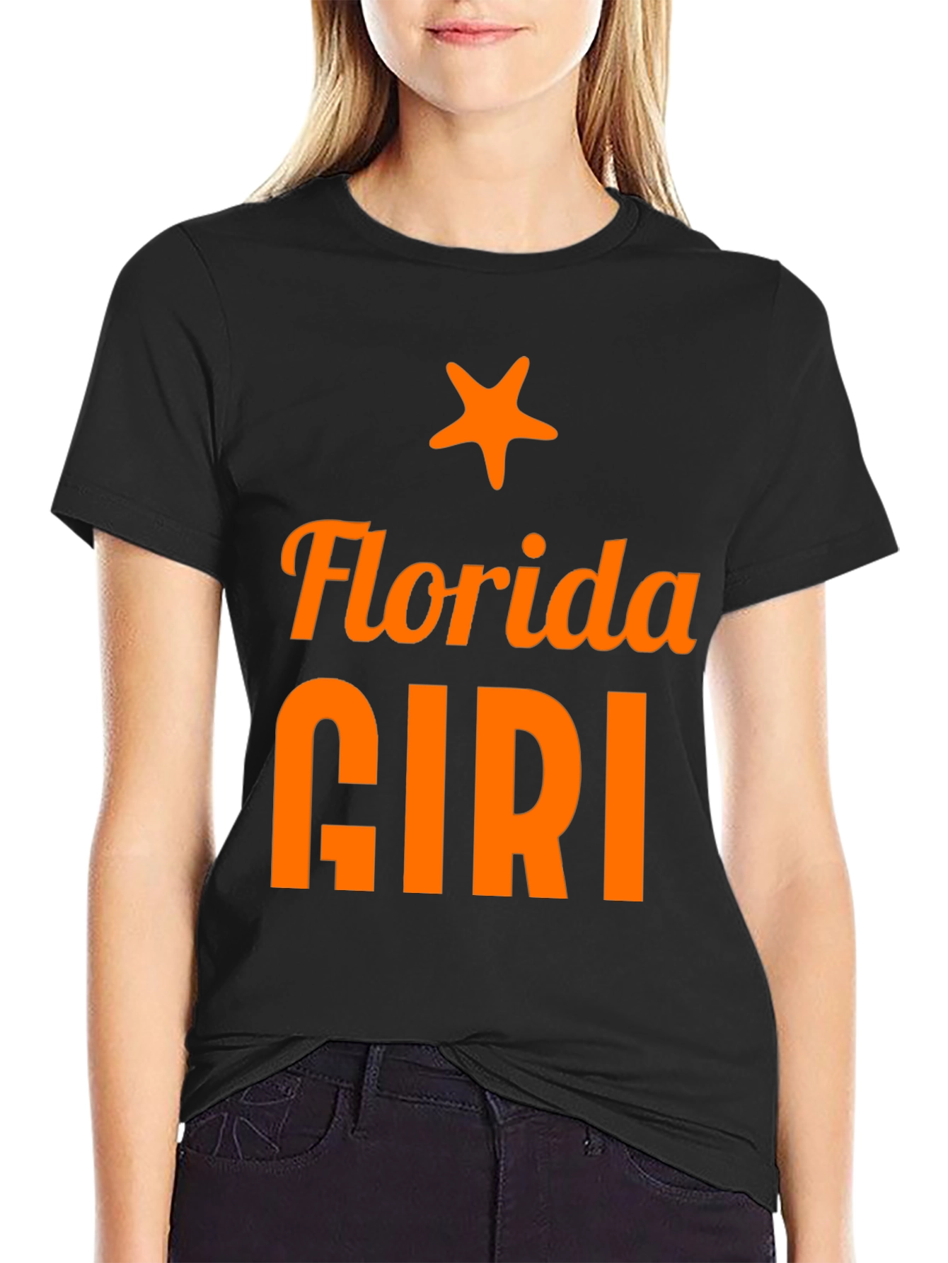 Florida Girl Graphic Tee - Black T-Shirt